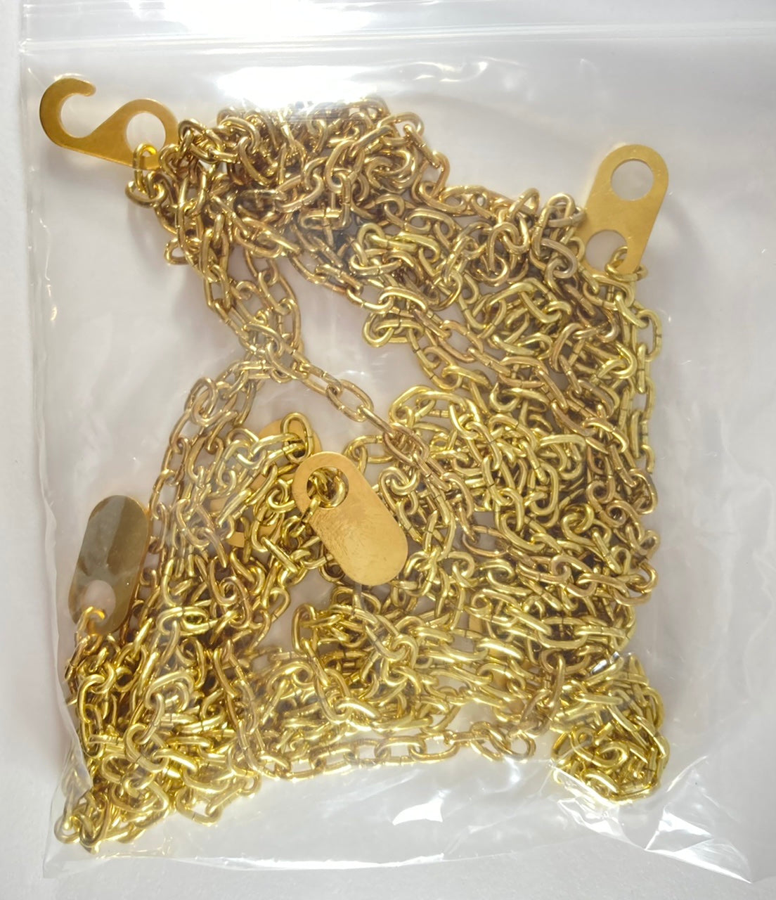 Kieninger replacement clock chains with hooks and rings