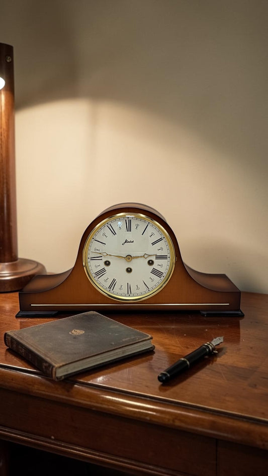 Vintage Jeaid Westminster Chime Mantel Clock – Serviced German Tambour Clock