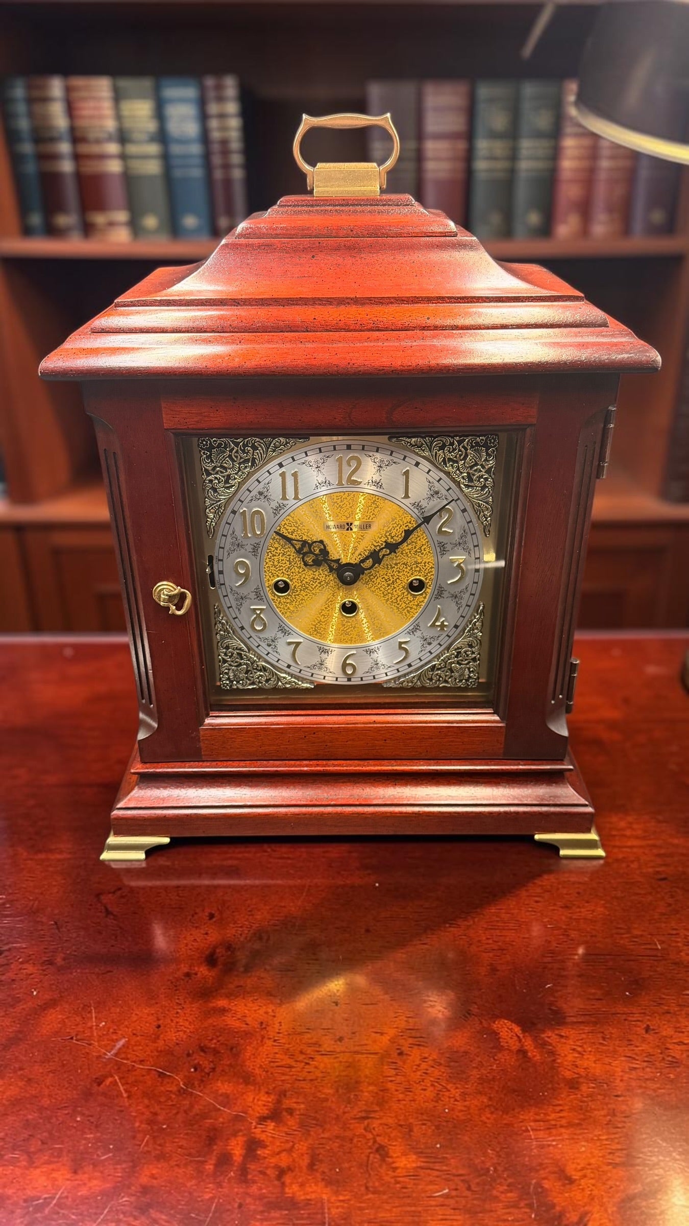 Howard Miller Edinburgh 612-300 Westminster Bracket Mantel Clock | Serviced German Mechanical Movement