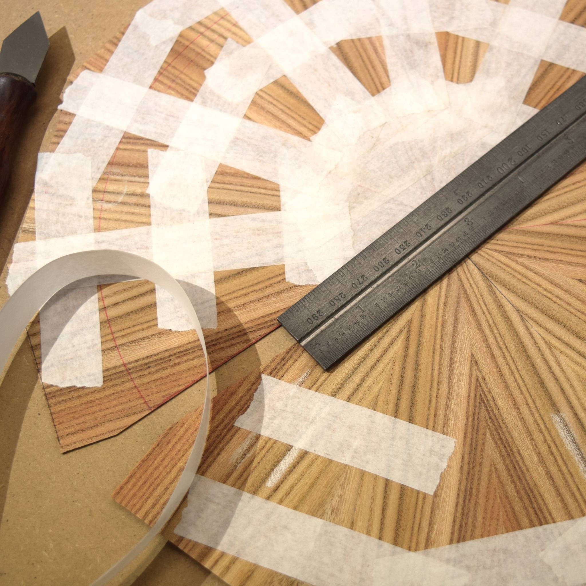 Comitti The Froxfield Wall Clock – Walnut – craftsmanship detail 4