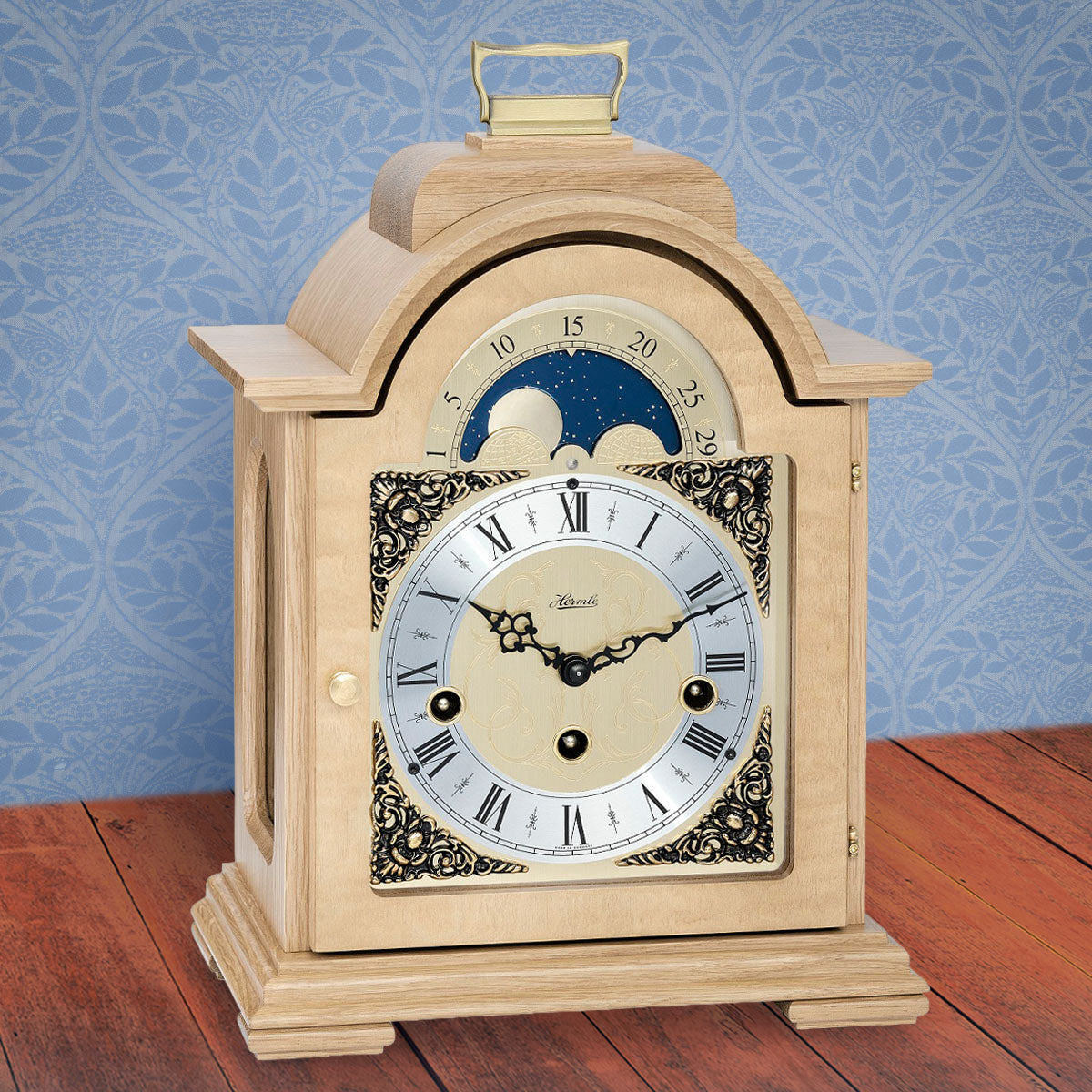 Hermle Mantel Clock Moon Phase - Debden
