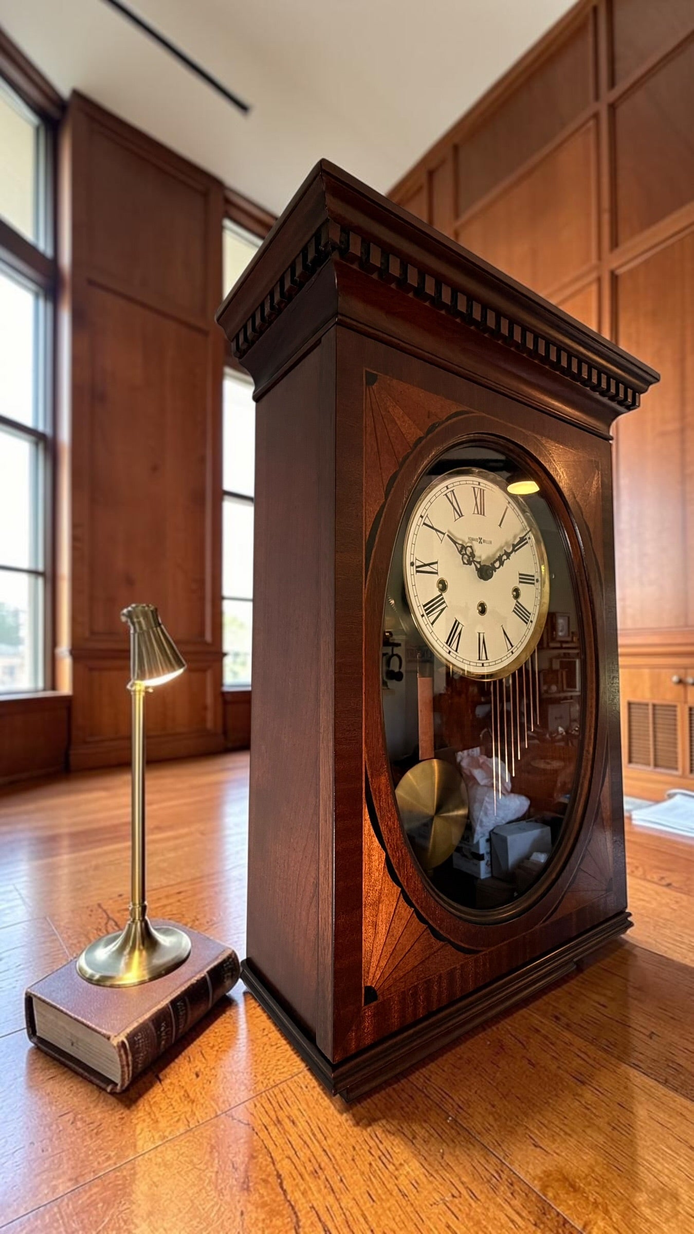 Howard Miller Triple Chime Wall Clock | Hermle Mechanical Movement