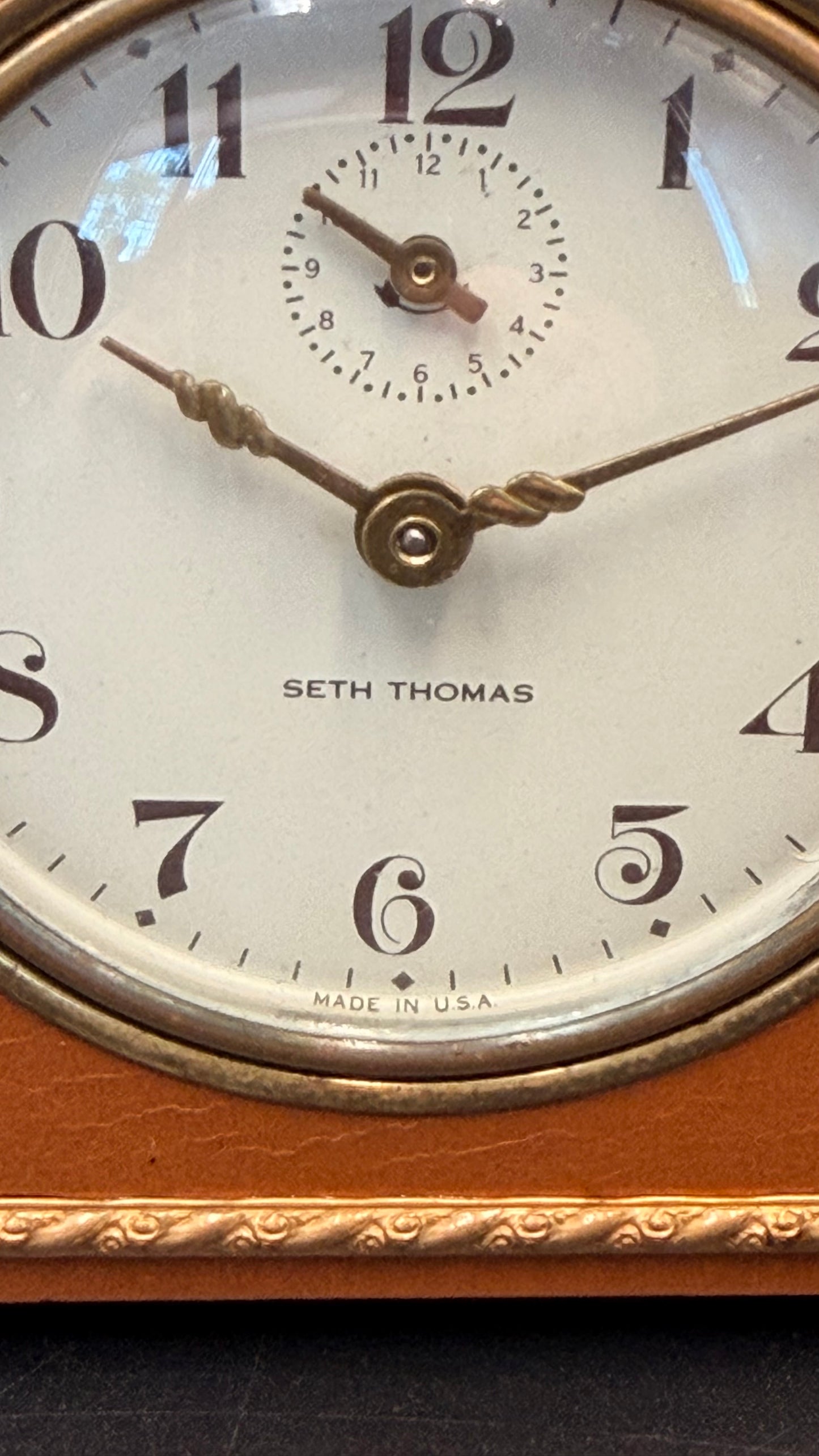 Seth Thomas Severn-2 Art Deco Mechanical Alarm Clock