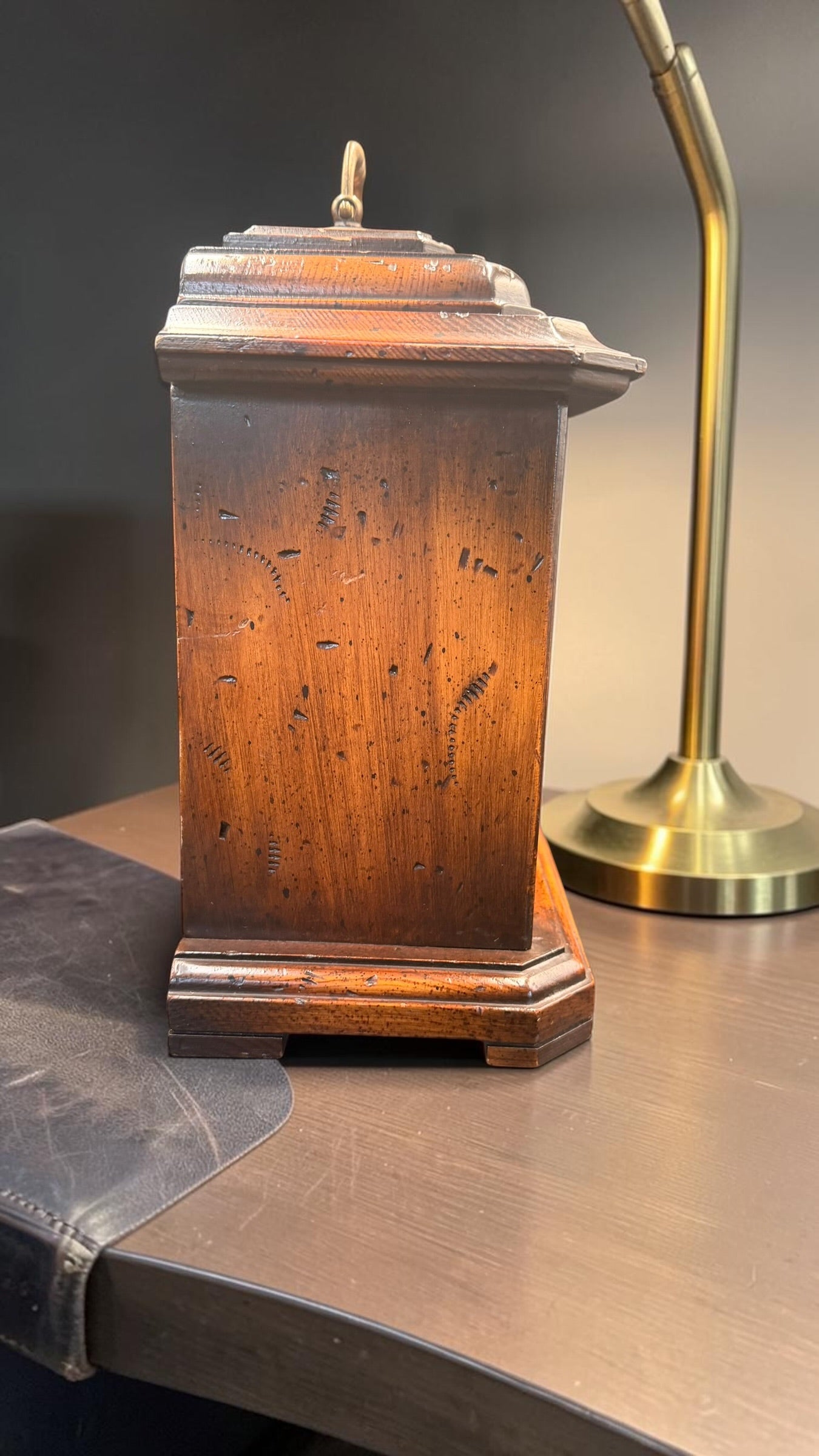 Antique P.F. Bollenbach Mantel Clock – Mechanical Wind Up Clock