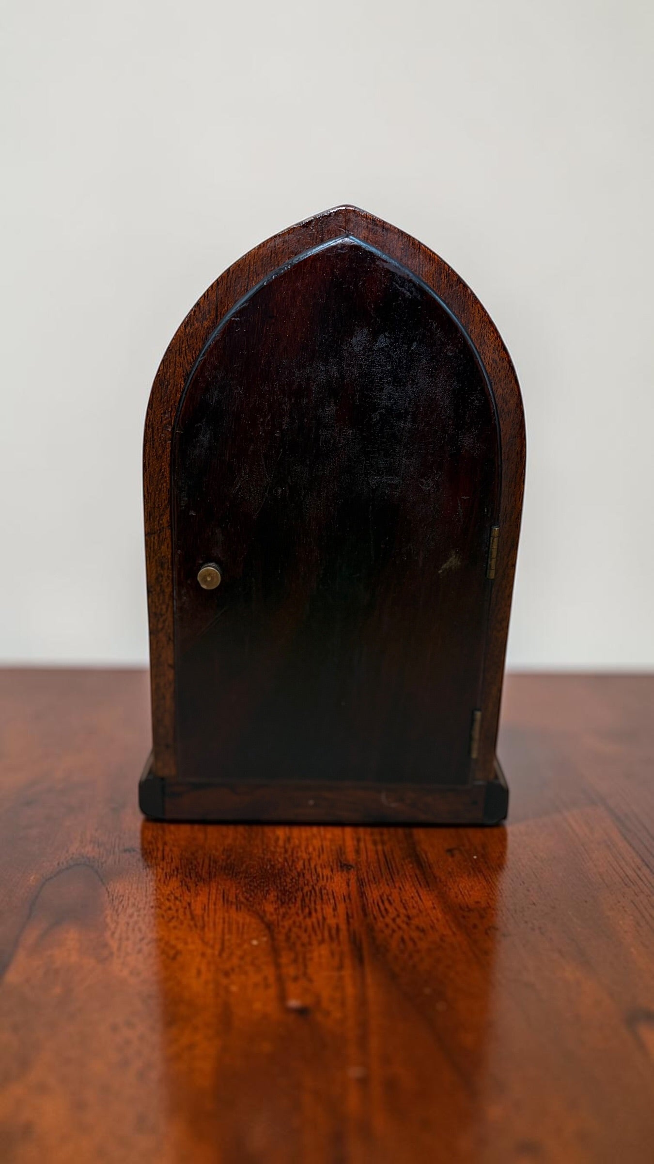 Antique Seth Thomas Tambour Mantel Clock – Original Finish – Time & Strike – Working – c. 1940s