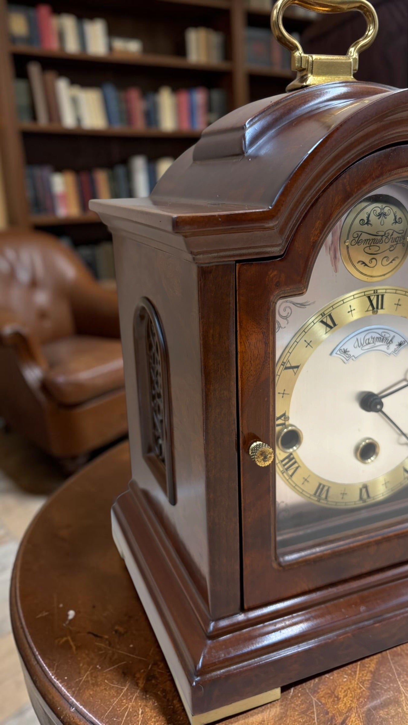 Vintage Warmink / WUBA Dutch Mantel Clock – Westminster Chime – 8-Day Mechanical Movement
