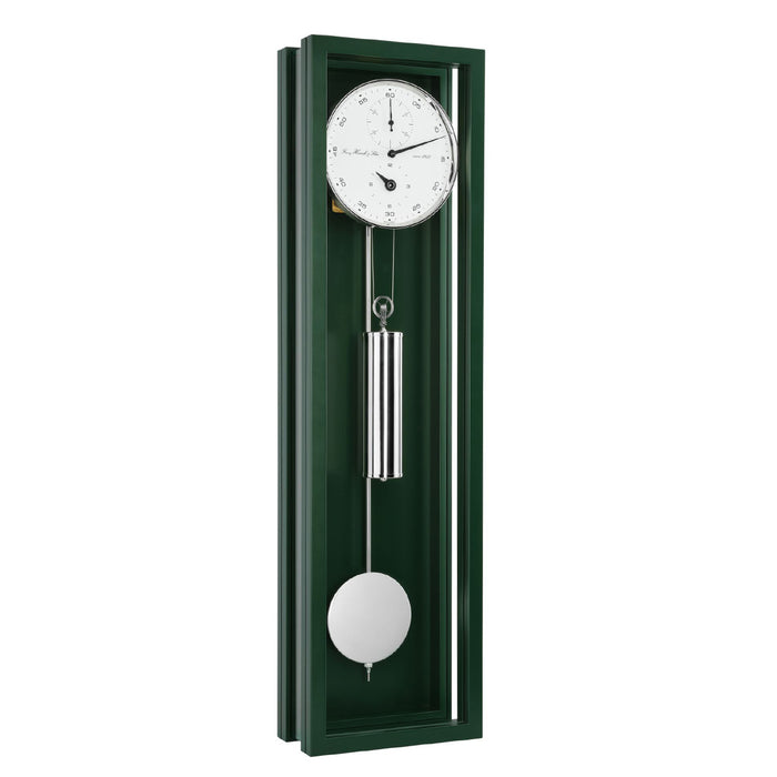 Hermle Emmette 31-day regulator wall clock in green