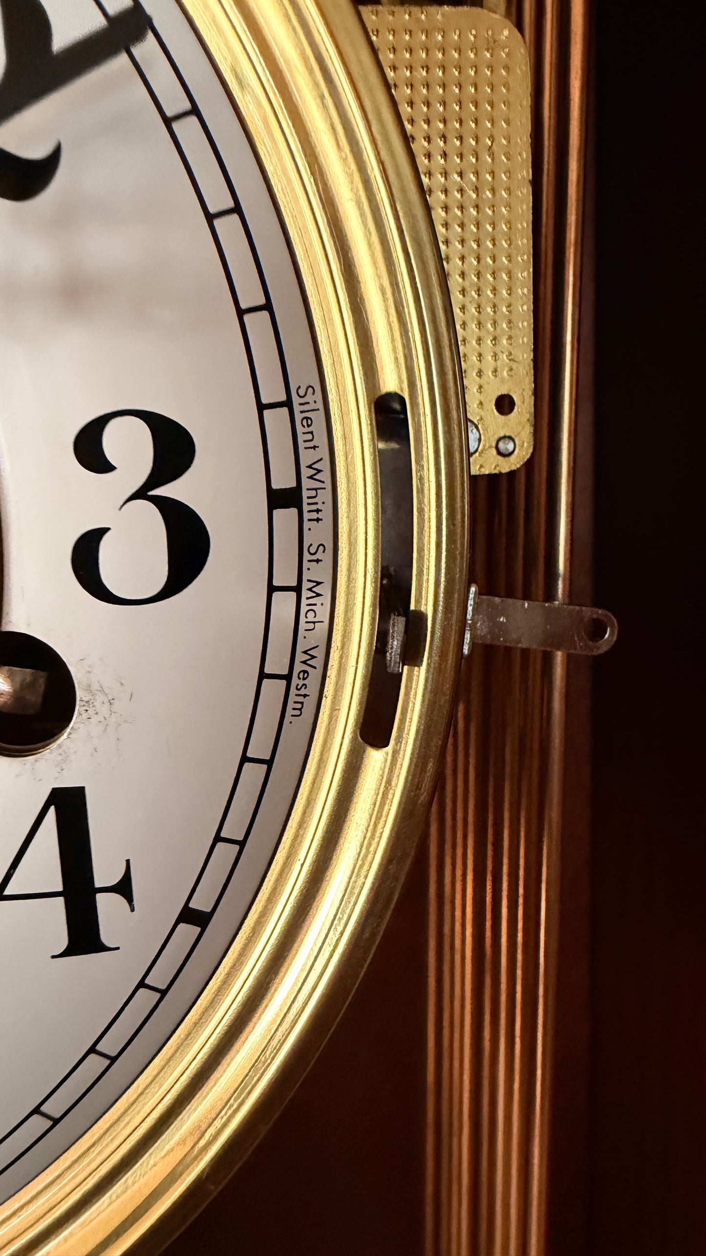 Howard Miller Jennison Triple Chime Wall Clock – Serviced Mechanical Movement