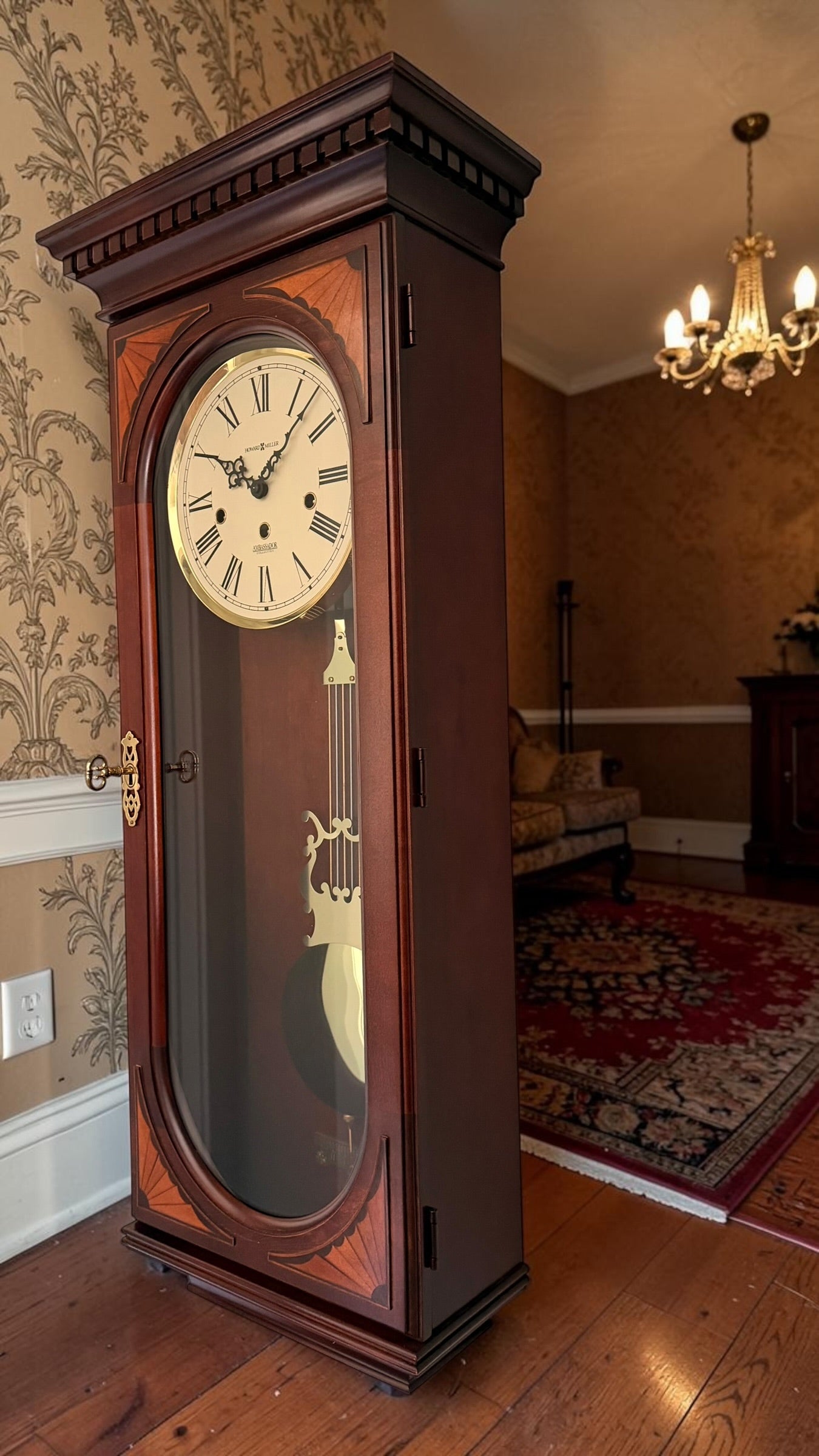 Howard Miller Lewis Regulator Clock – Kieninger Triple Chime Mechanical Movement