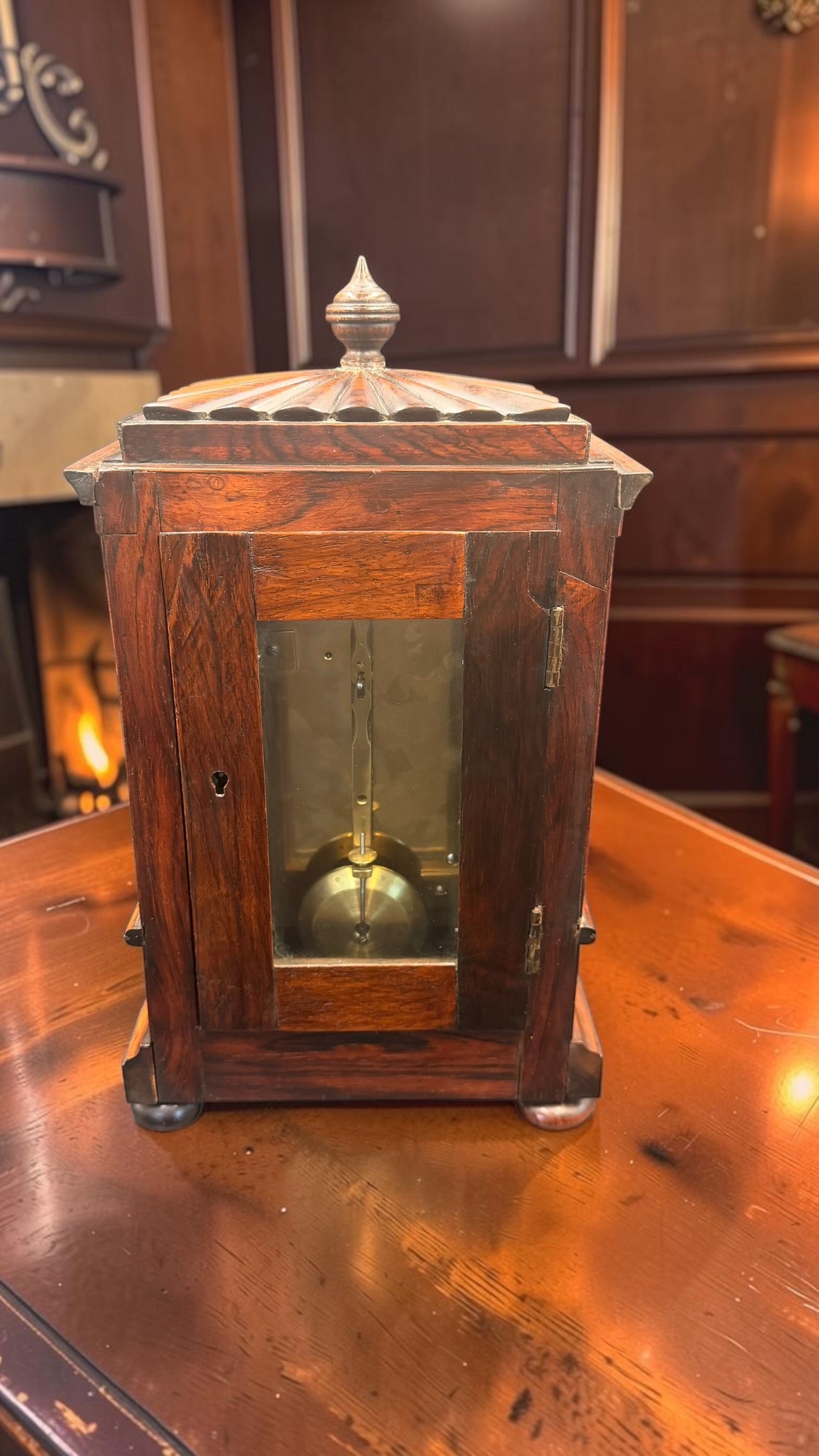 Thomas Cox Savory London Fusee Bracket Clock c.1870 | 47 Cornhill | Time Only | Original Key