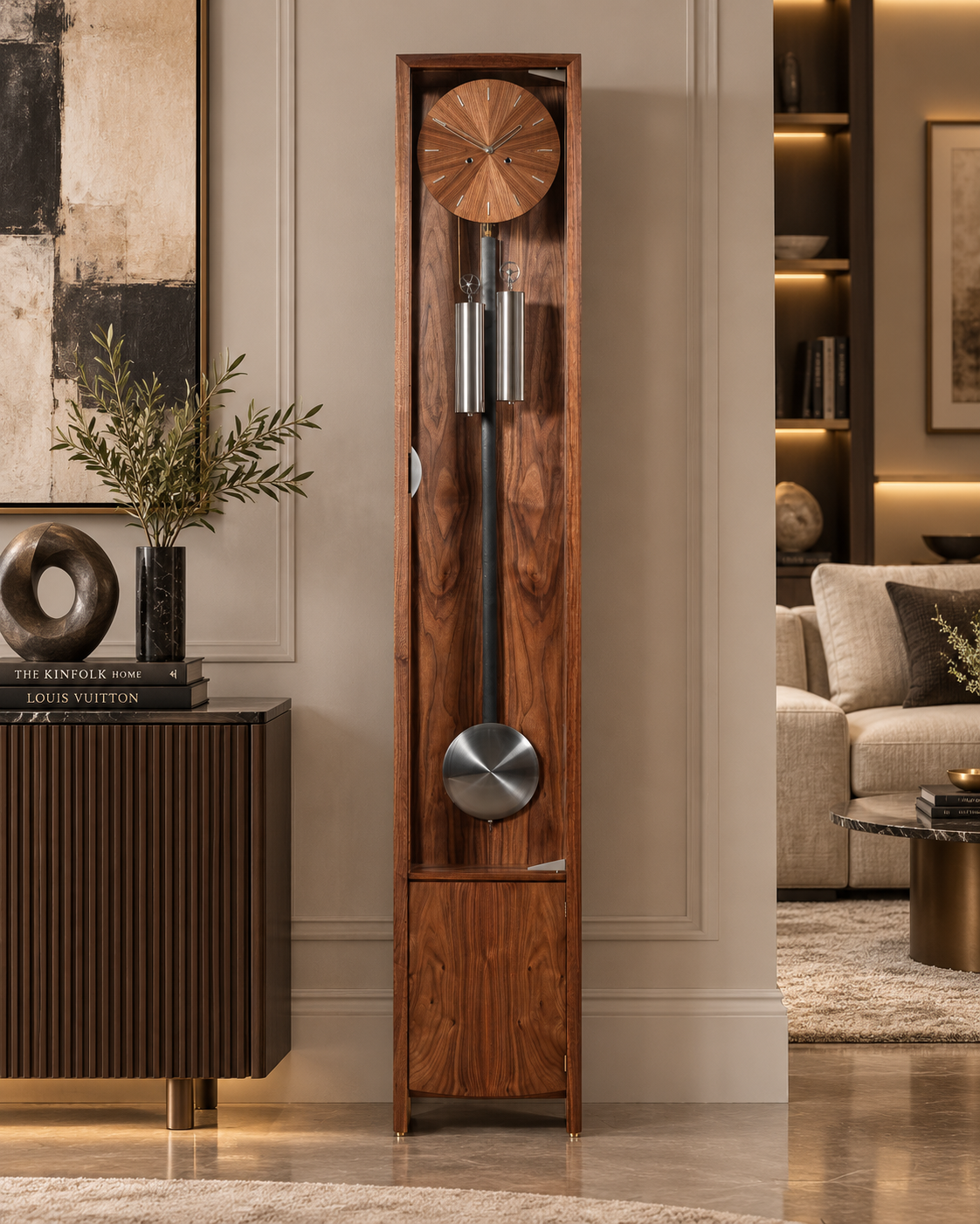 The Froxfield Floor Clock – Walnut