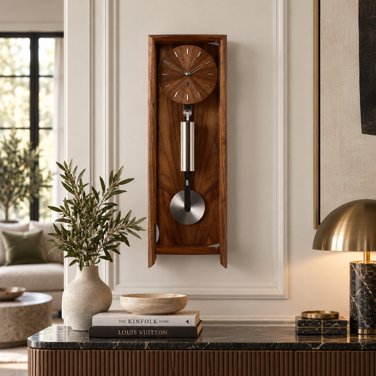 The Froxfield Wall Clock – Walnut