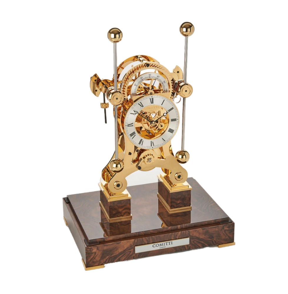 Comitti The Navigator – Gold & Burr Walnut – product view 2