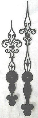9 in Minute hand length (overall length is 13 1/4in) - Unique Style hands - Mechanical - For Hermle / Kieninger / New Urgos…