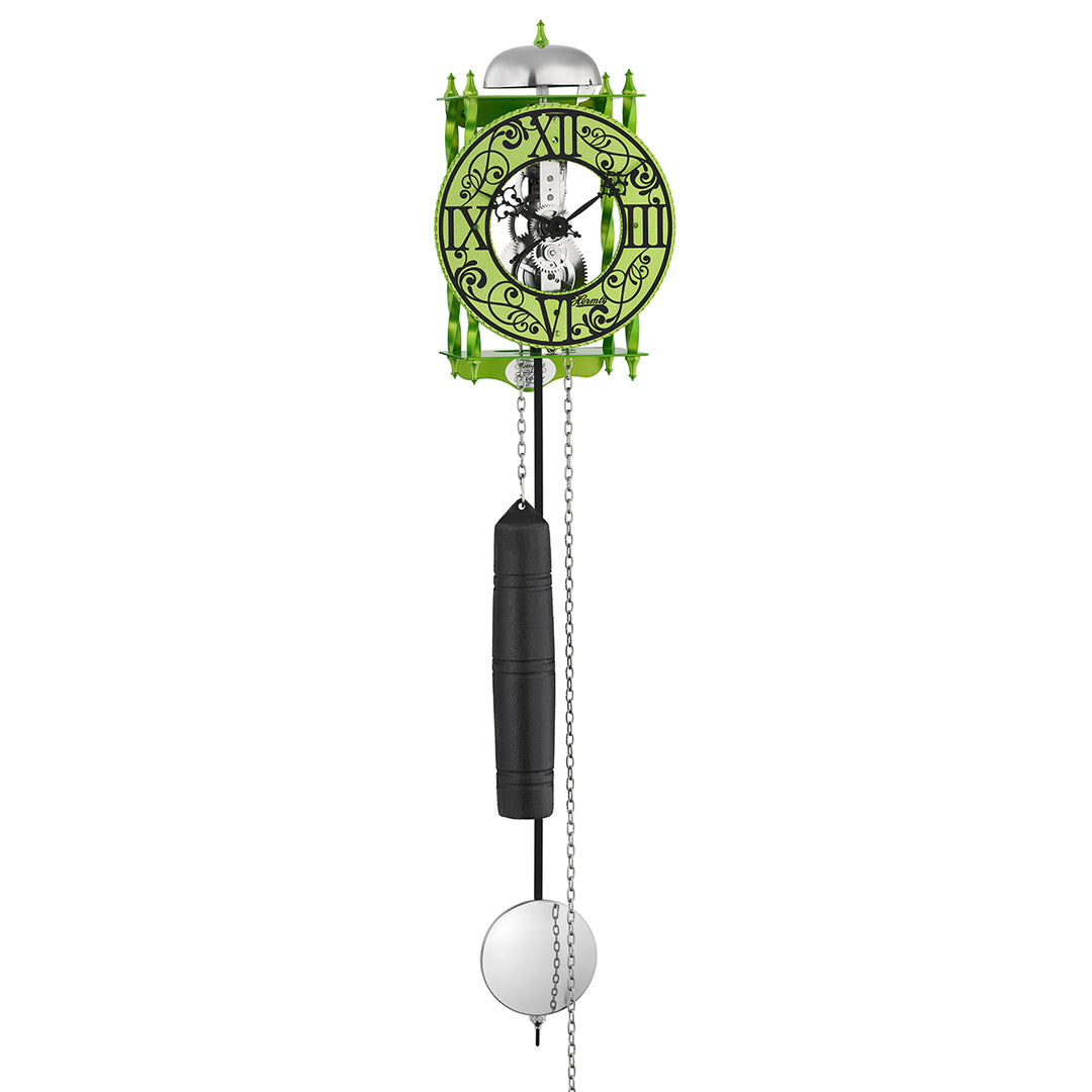 Hermle Hera Green skeleton wall clock