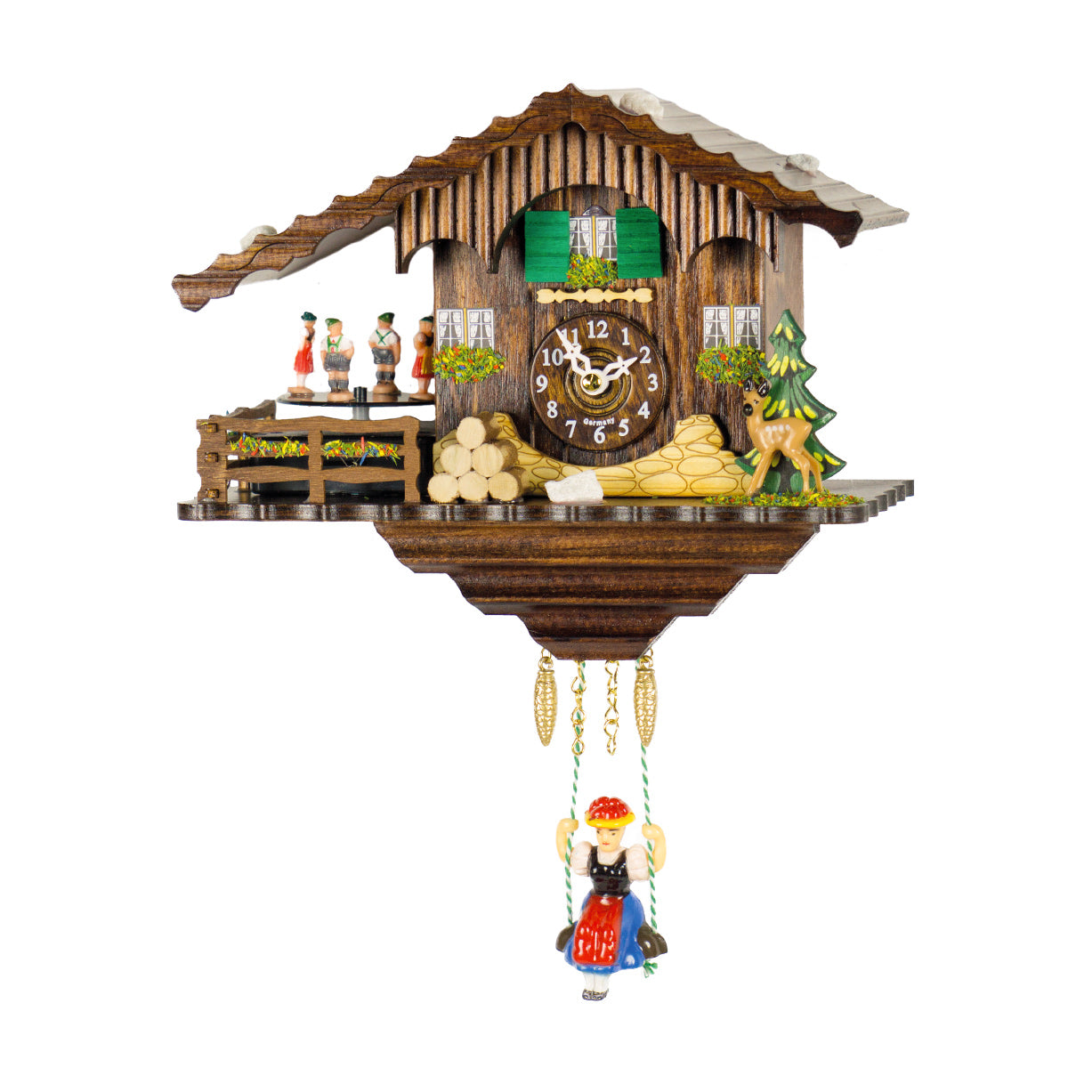 Trenkle Hildegard Miniature Musical Cuckoo Clock