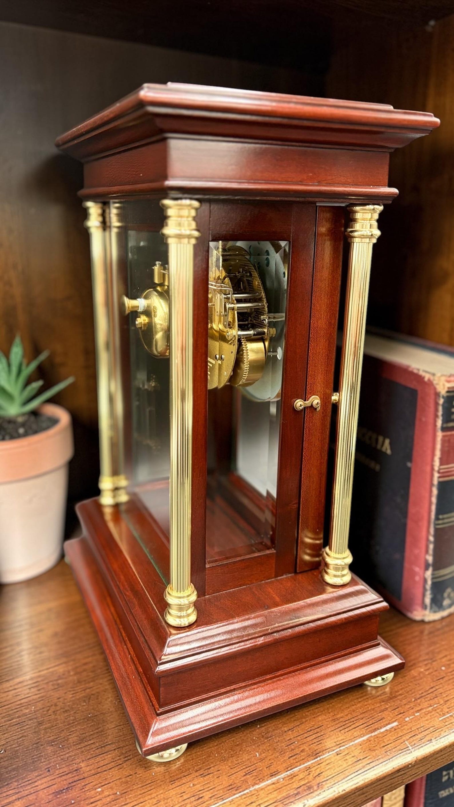 Howard Miller ‘Tribute’ Crystal Regulator Mantel Clock – detail image 10