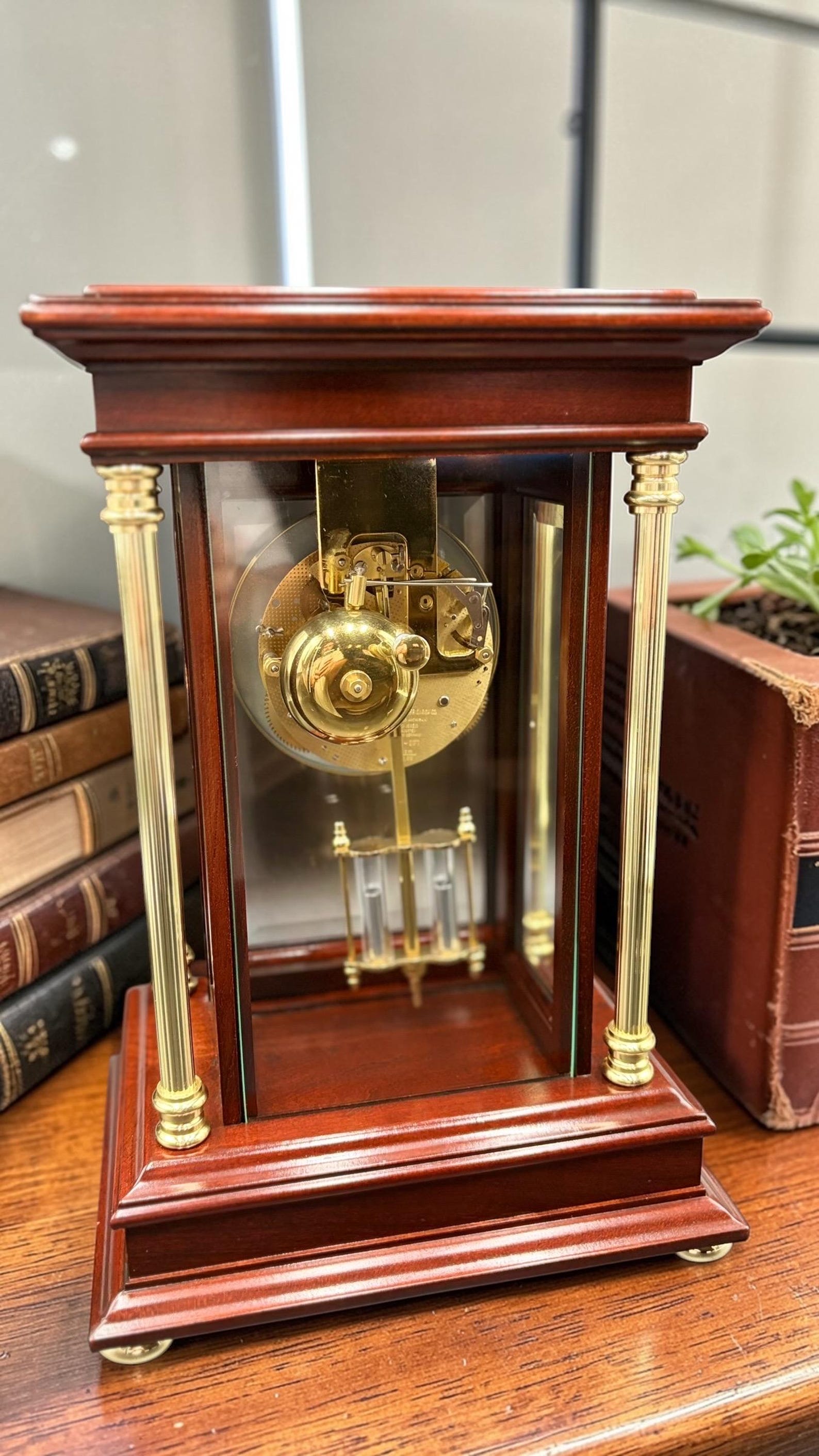 Howard Miller ‘Tribute’ Crystal Regulator Mantel Clock – detail image 11