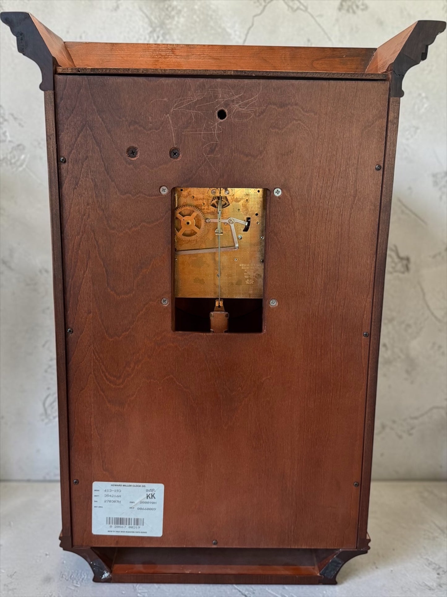 Howard Miller Triple Chime Wall Clock | Hermle Mechanical Movement