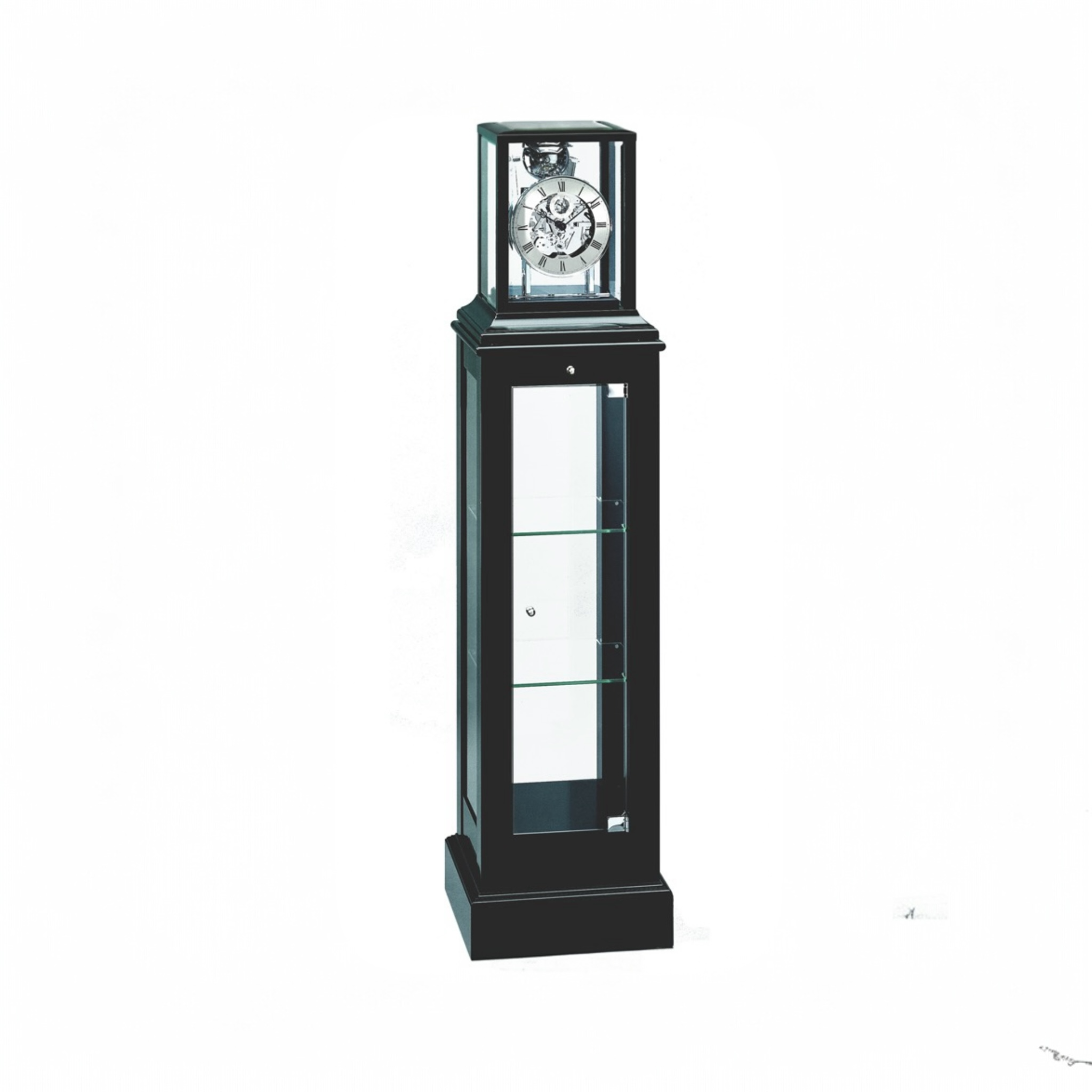 Kieninger 1712-96-02 table clock with display case Table Clock