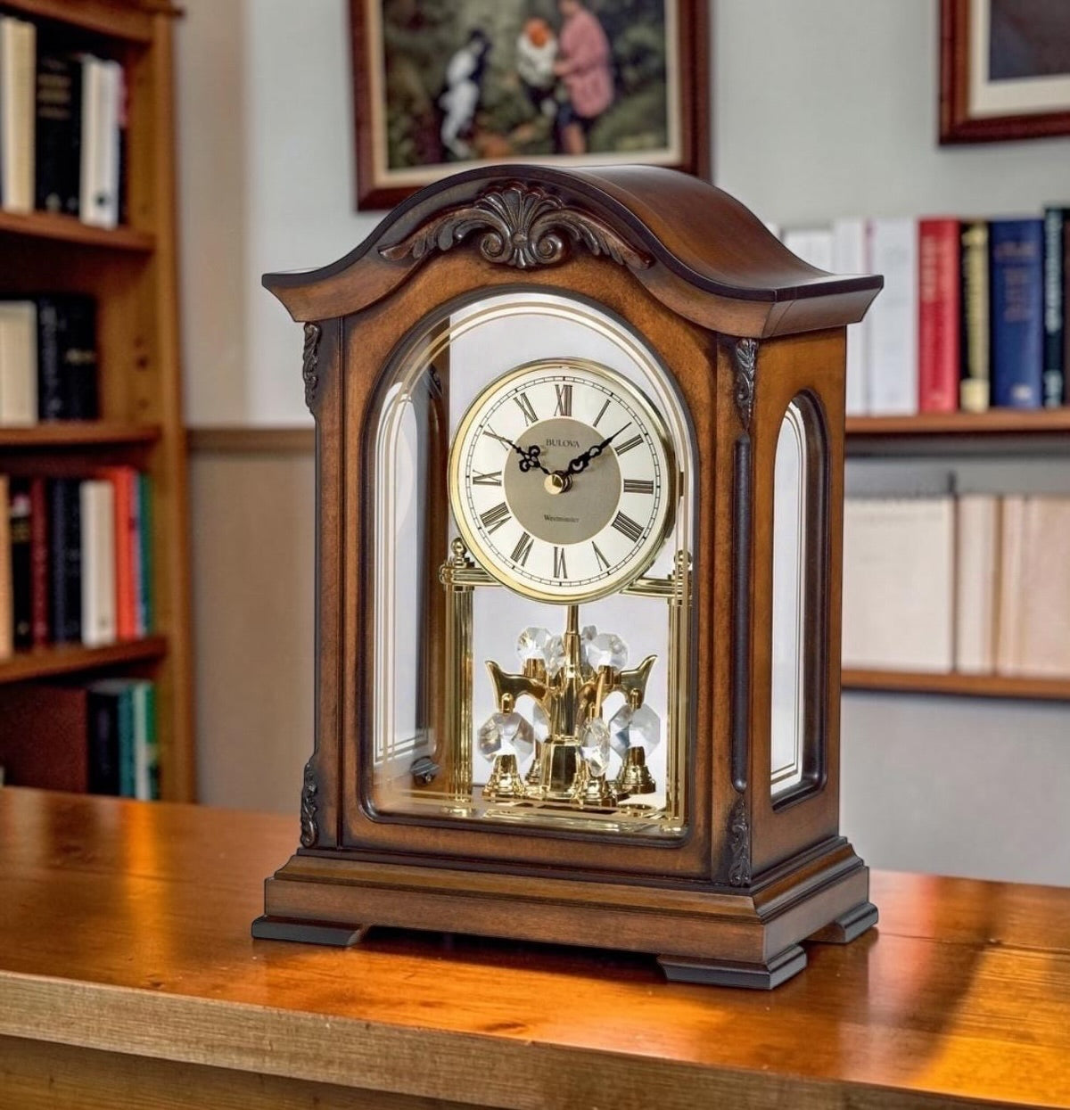 Bulova Durant B1845 Mantel Clock