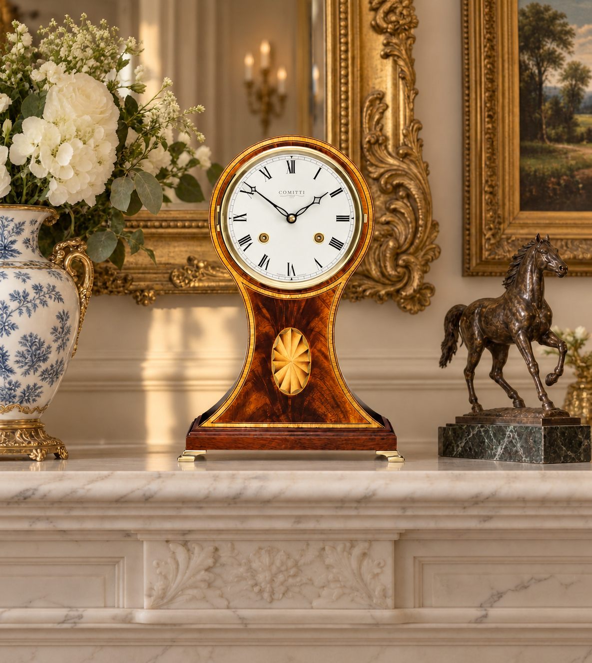 The Regency Balloon Mantel Clock – Bell Strike