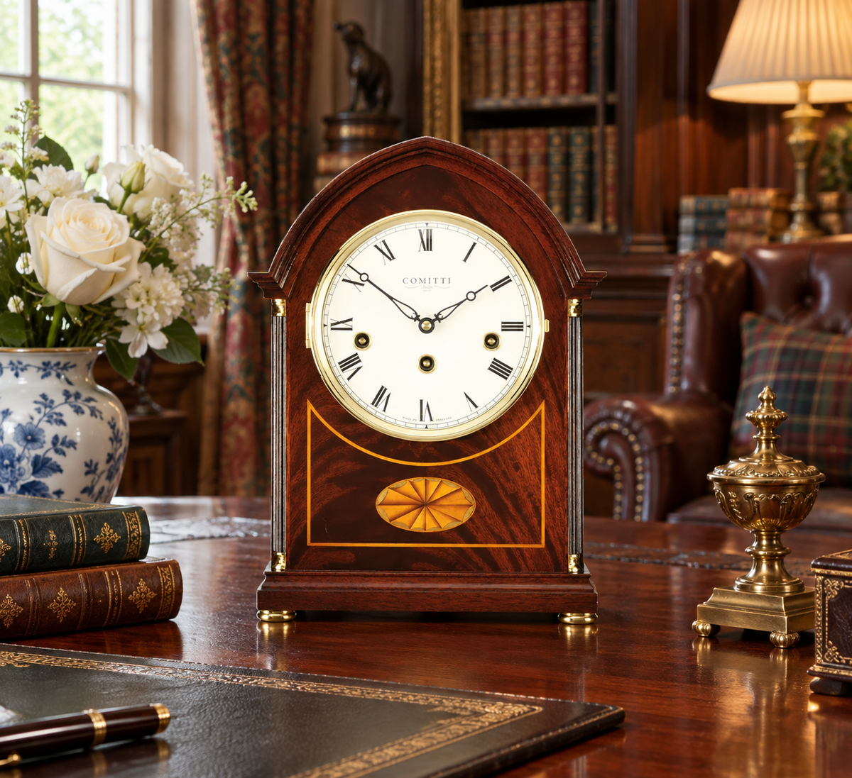 The Regency Lancet Mantel Clock – Westminster Chime
