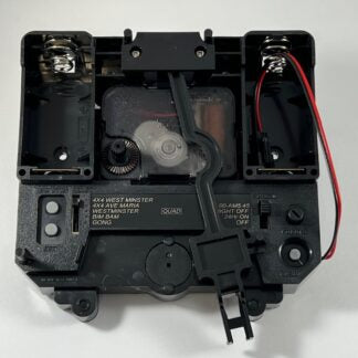 Quad chiming quartz clock movement with detachable speaker