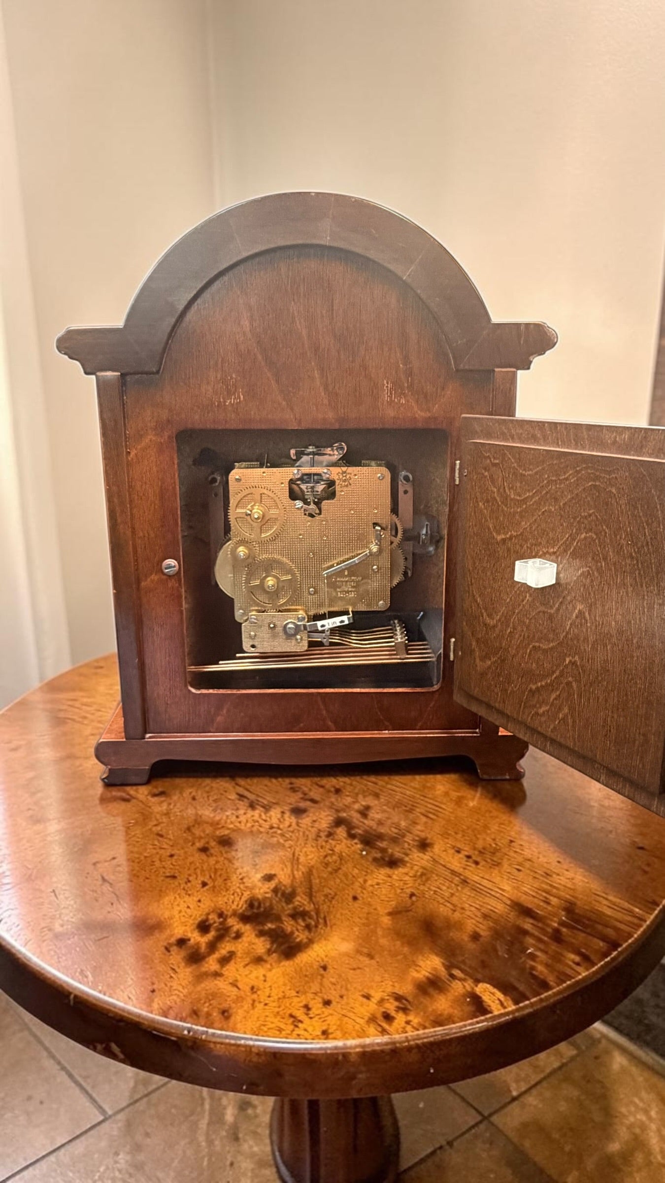 Hamilton Westminster Mantel Clock Mechanical German Movement Bracket Clock