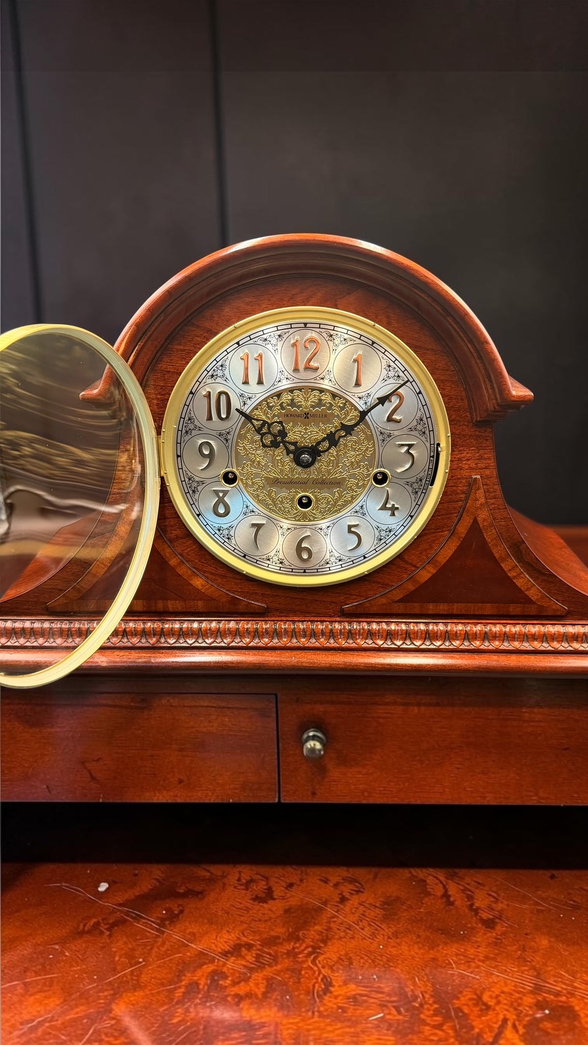 Howard Miller Webster Mantel Clock - Presidential Collection, Hermle Movement