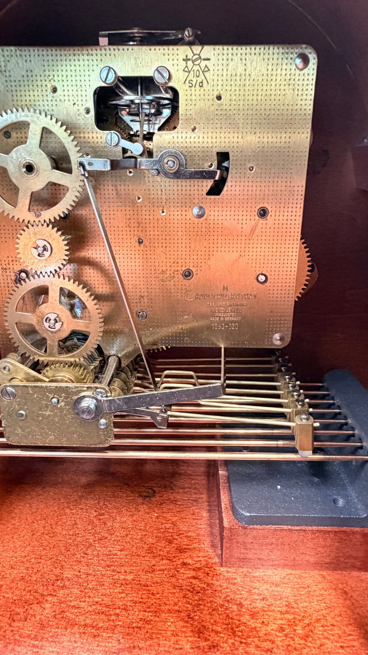 Howard Miller Webster Mantel Clock - Presidential Collection, Hermle Movement