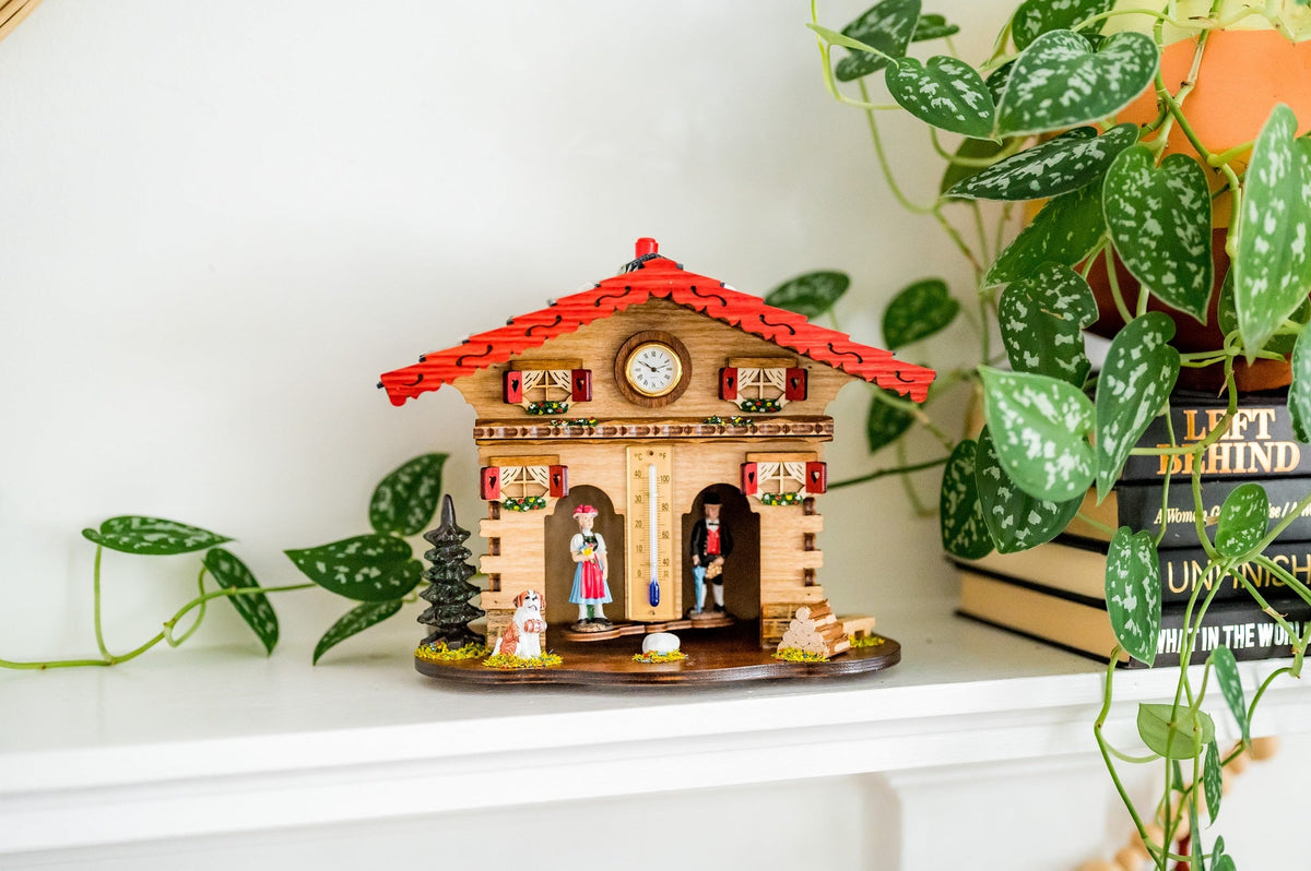 Trenkle Nuremberg Weather House with Quartz Clock - view 3