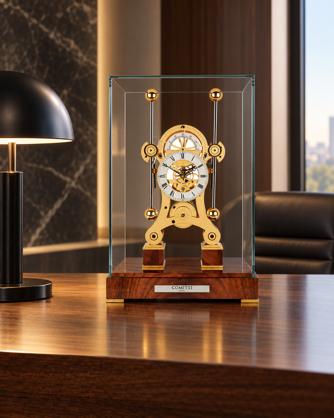 The Navigator – Gold & Mahogany
