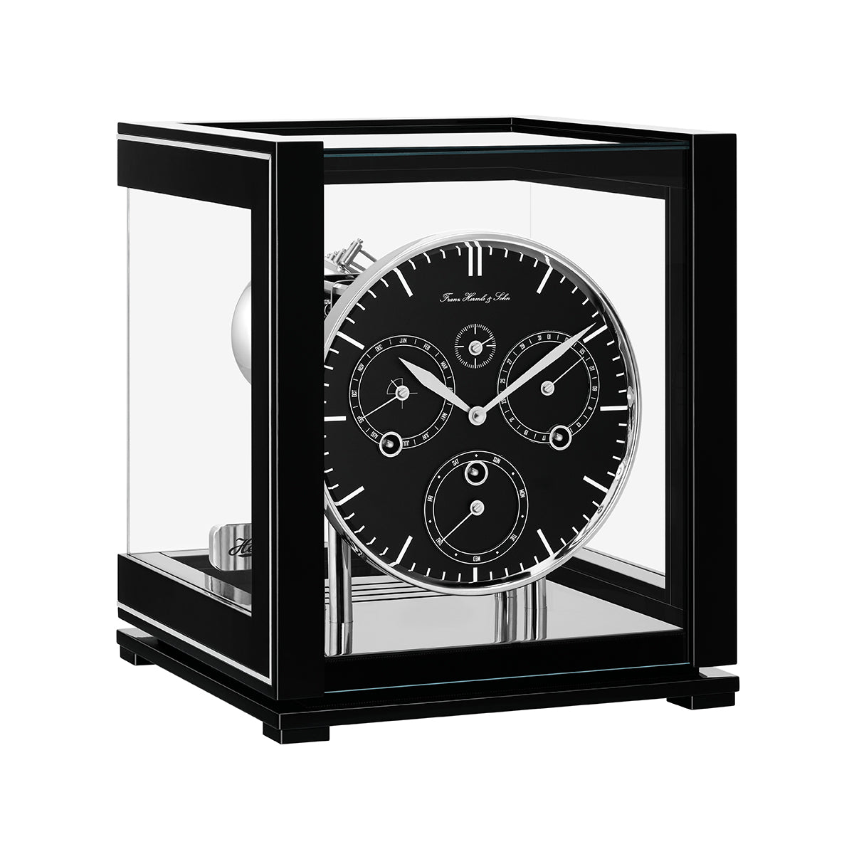 Hermle Perpetual Calendar Black/Black clock