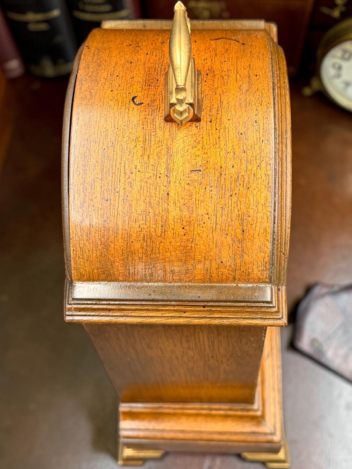 Chelsea Williamsburg Restoration Wythe House Mantel Clock Working Perfectly With Original Key