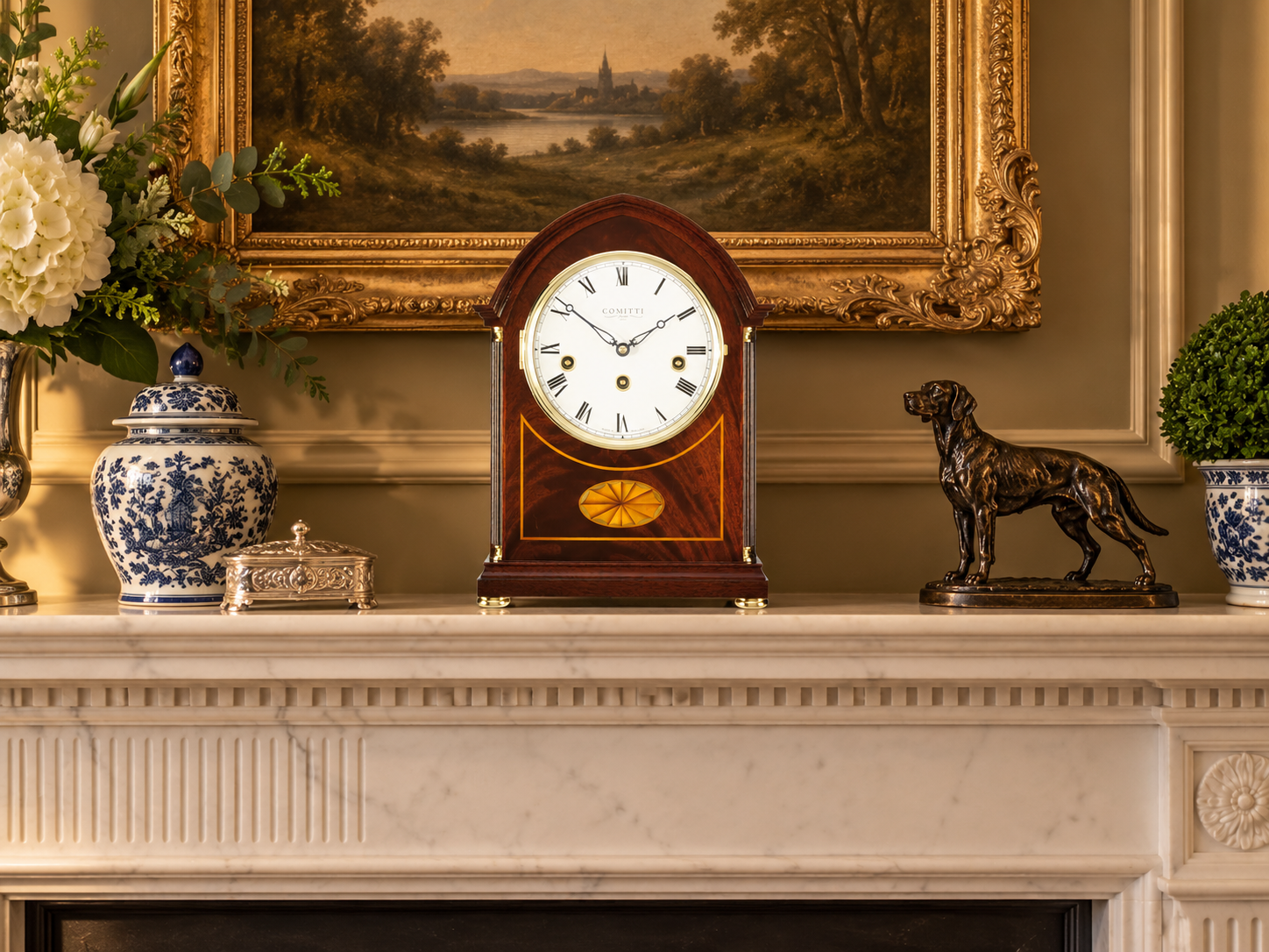 The Regency Lancet Mantel Clock – Westminster Chime