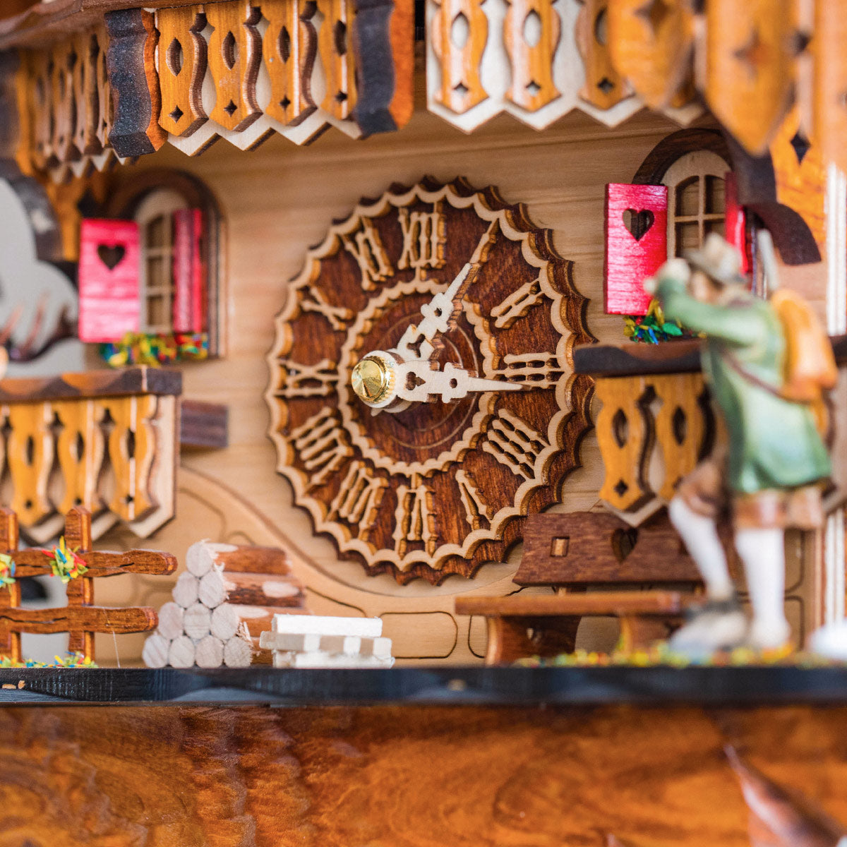 Trenkle Rheinberg Hiker Musical Cuckoo Clock with Dancers - view 2