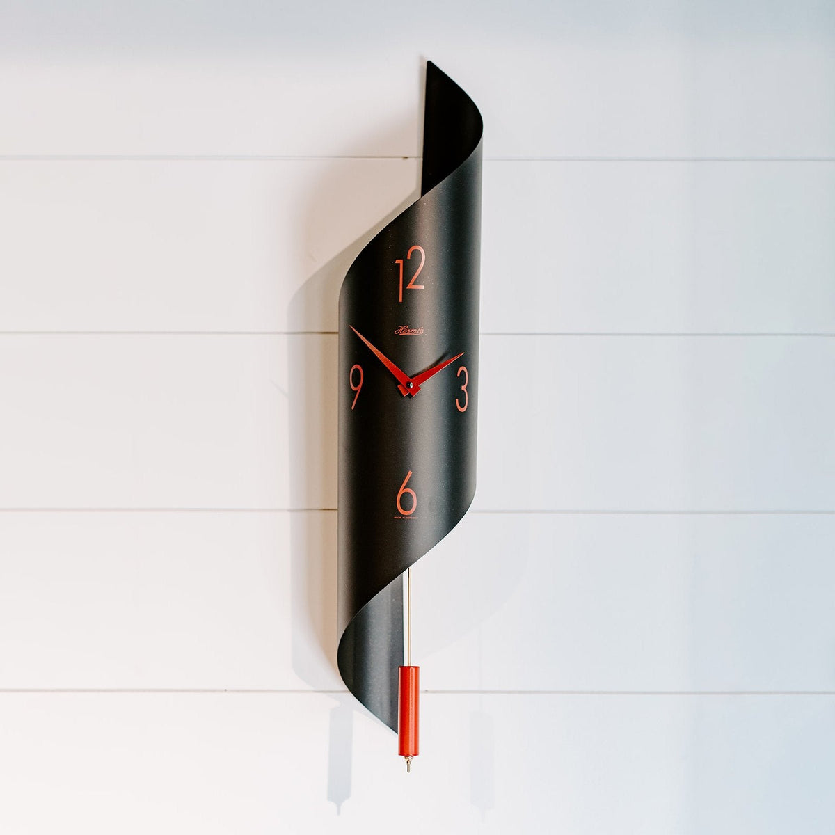 Hermle Savannah Wall Clock - Black/Red