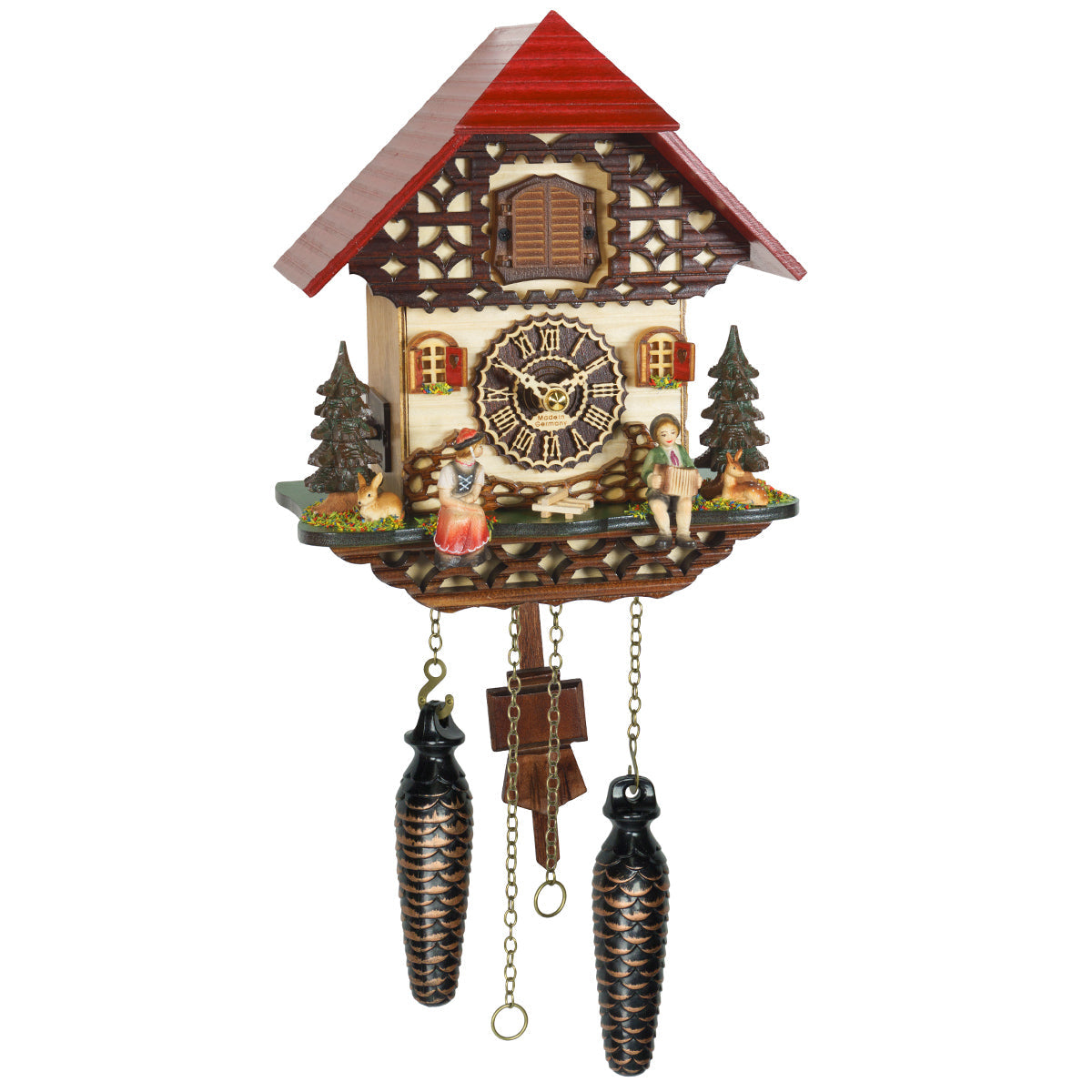 Trenkle Sabine Chalet Musical Cuckoo Clock