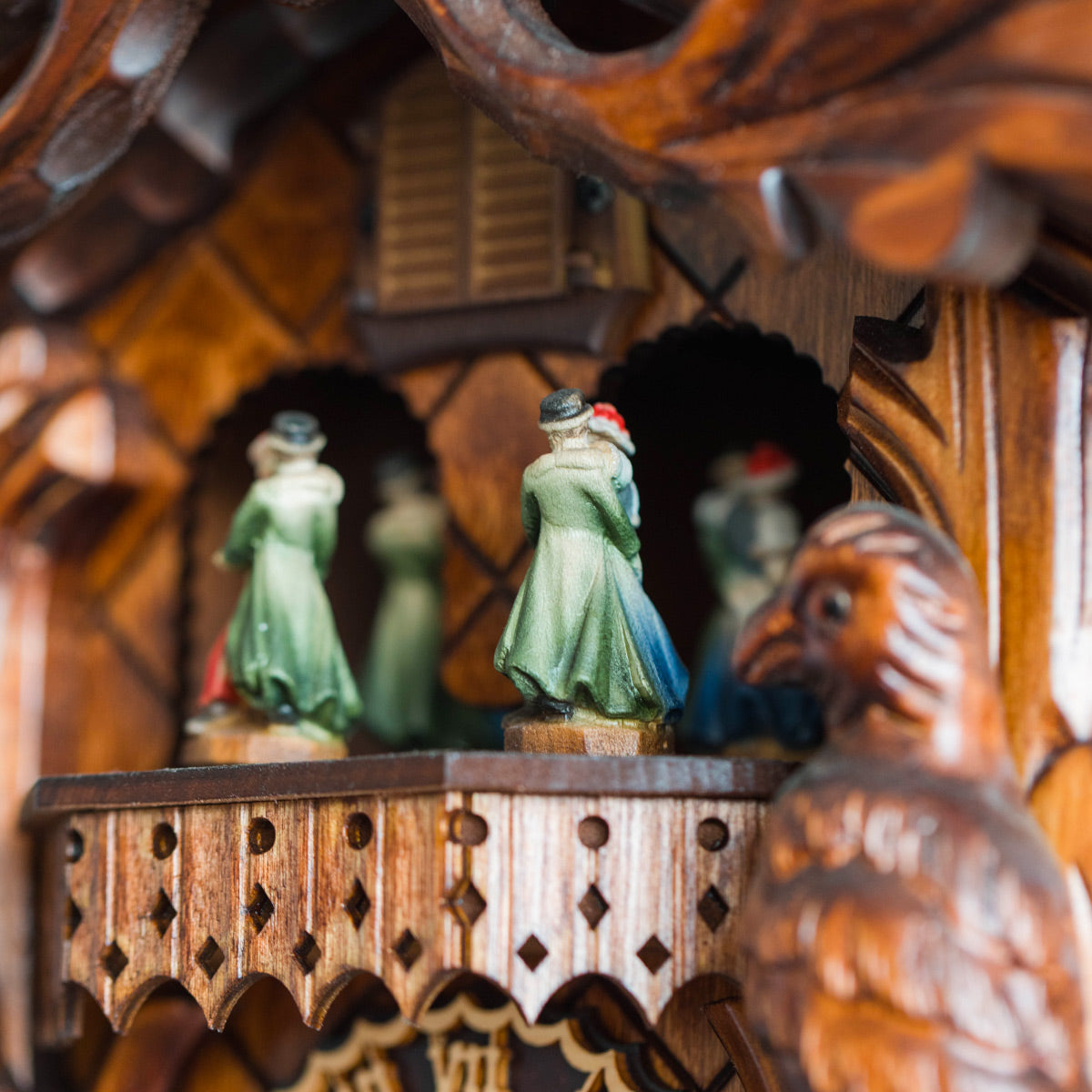 Trenkle Schwarzwald Carved Musical Cuckoo Clock - view 3