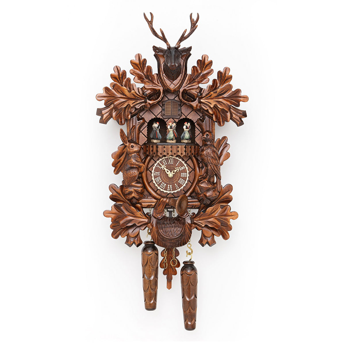 Trenkle Schwarzwald Carved Musical Cuckoo Clock
