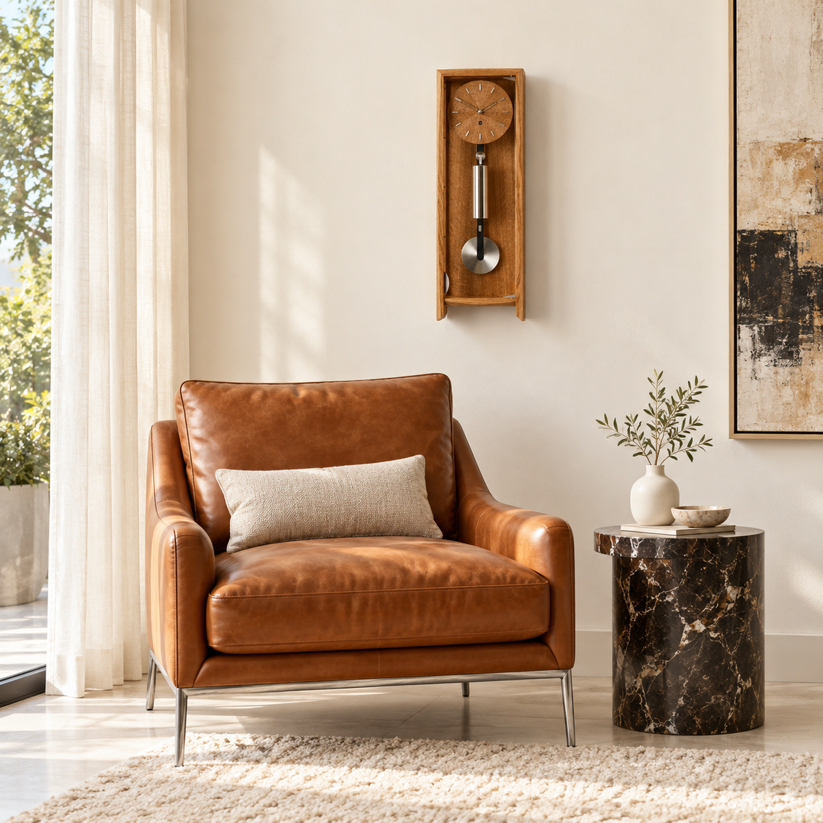 The Froxfield Wall Clock – Natural Oak