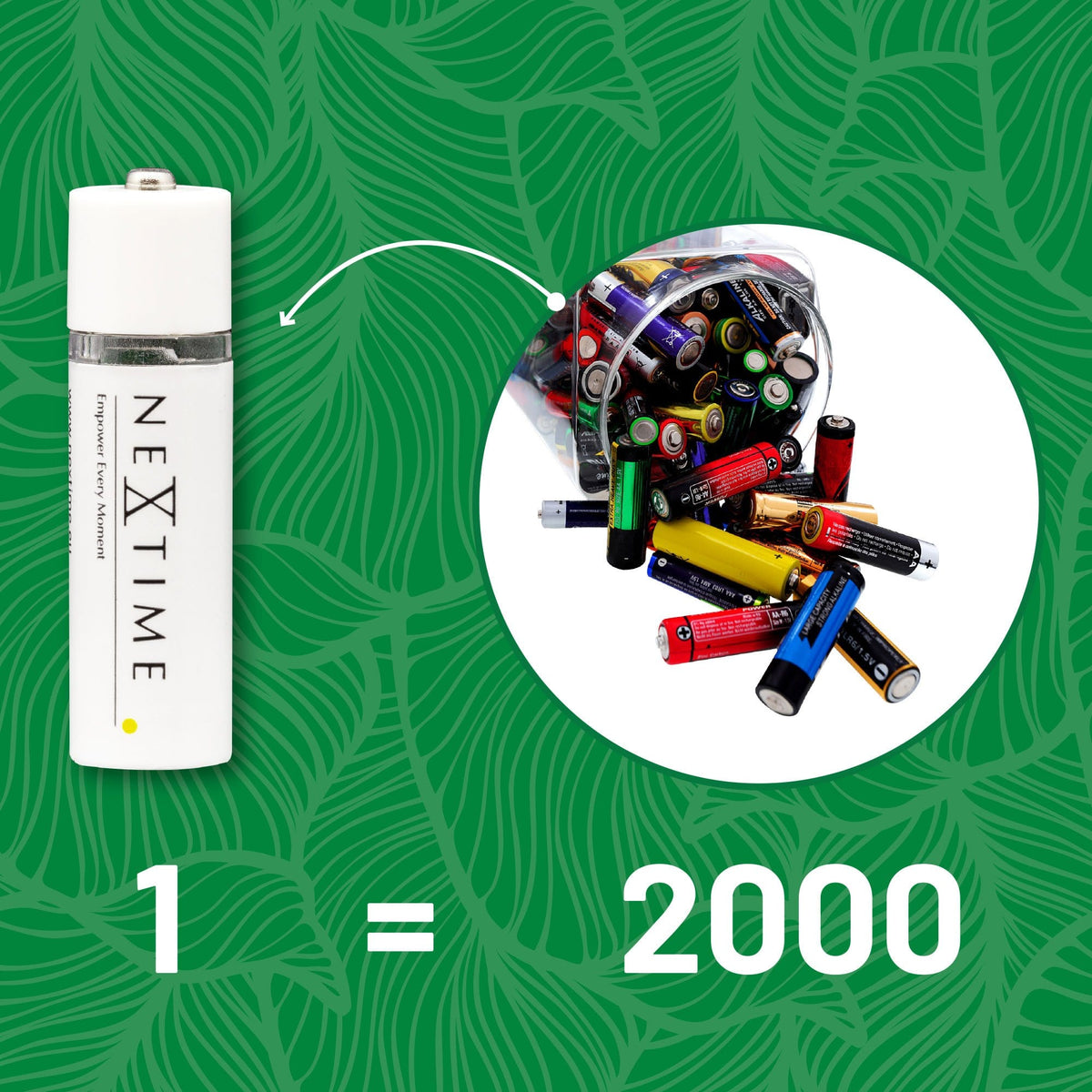 NeXtime USB rechargeable AA batteries