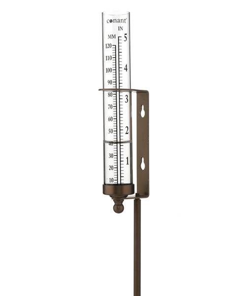 Weems & Plath Conant Décor Rain Gauge in Bronze Patina