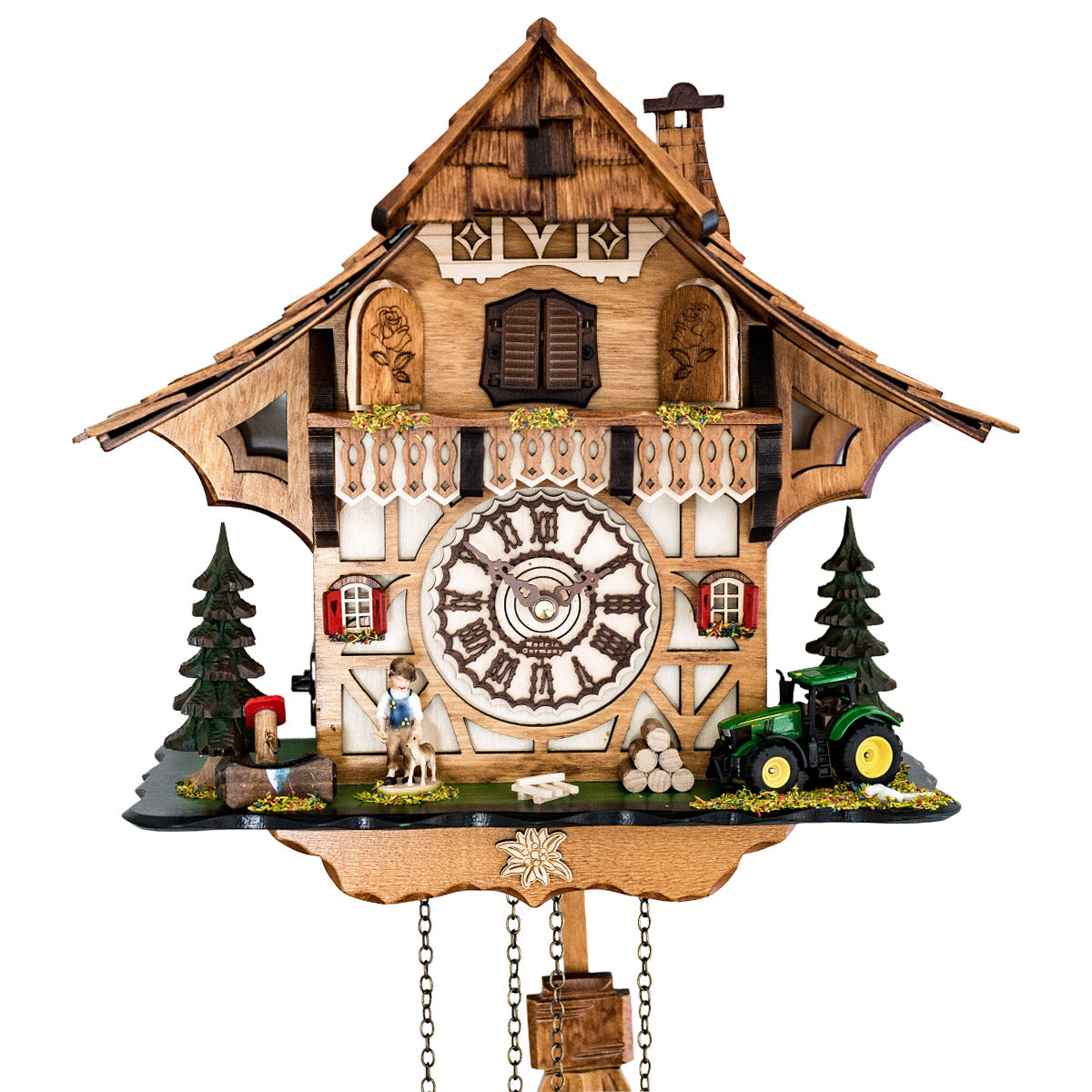 Trenkle Wilhelm Tractor Musical Cuckoo Clock - view 2