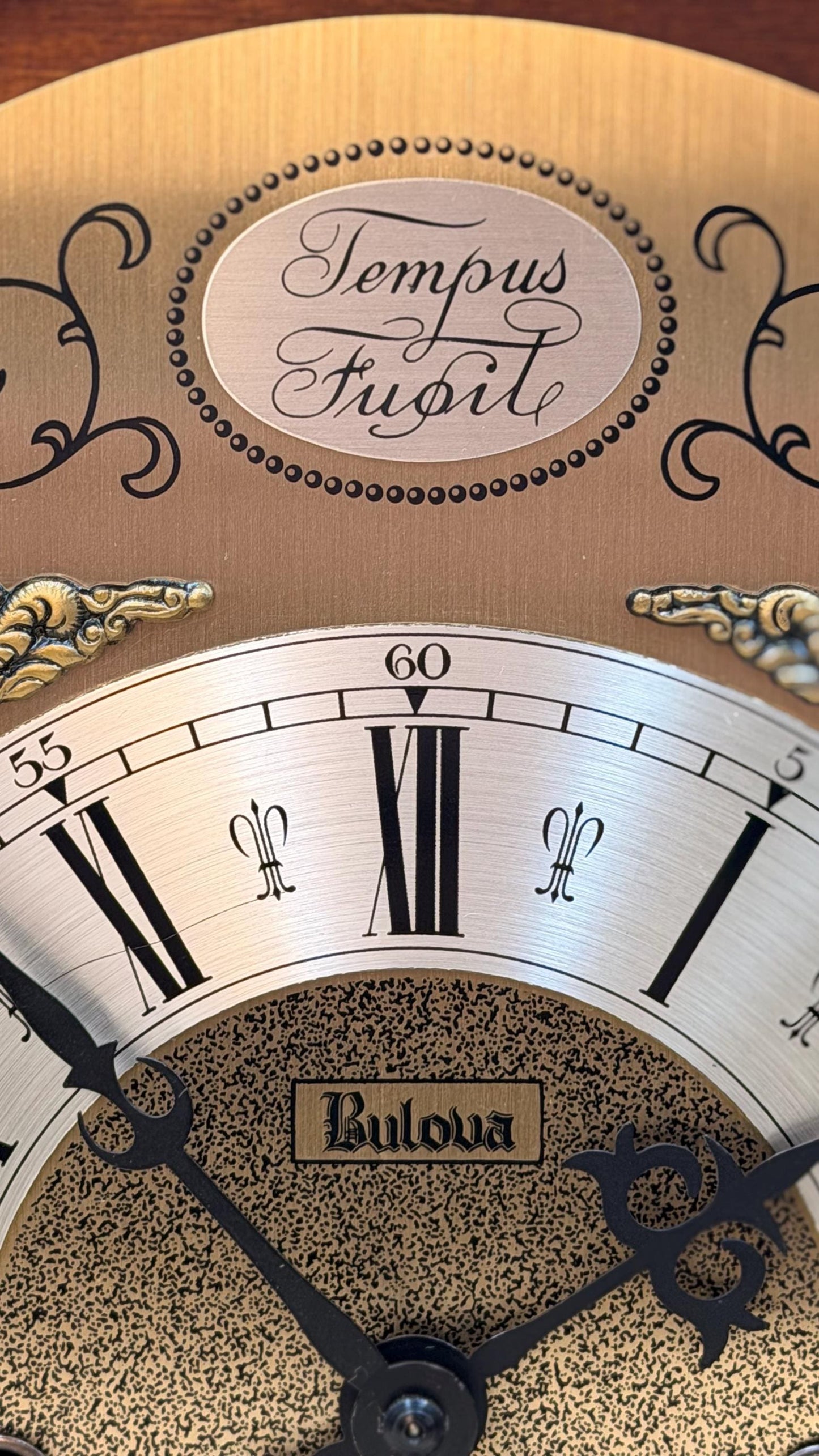Bulova Tempus Fugit Mantel Clock –  Hermle Westminster Chime