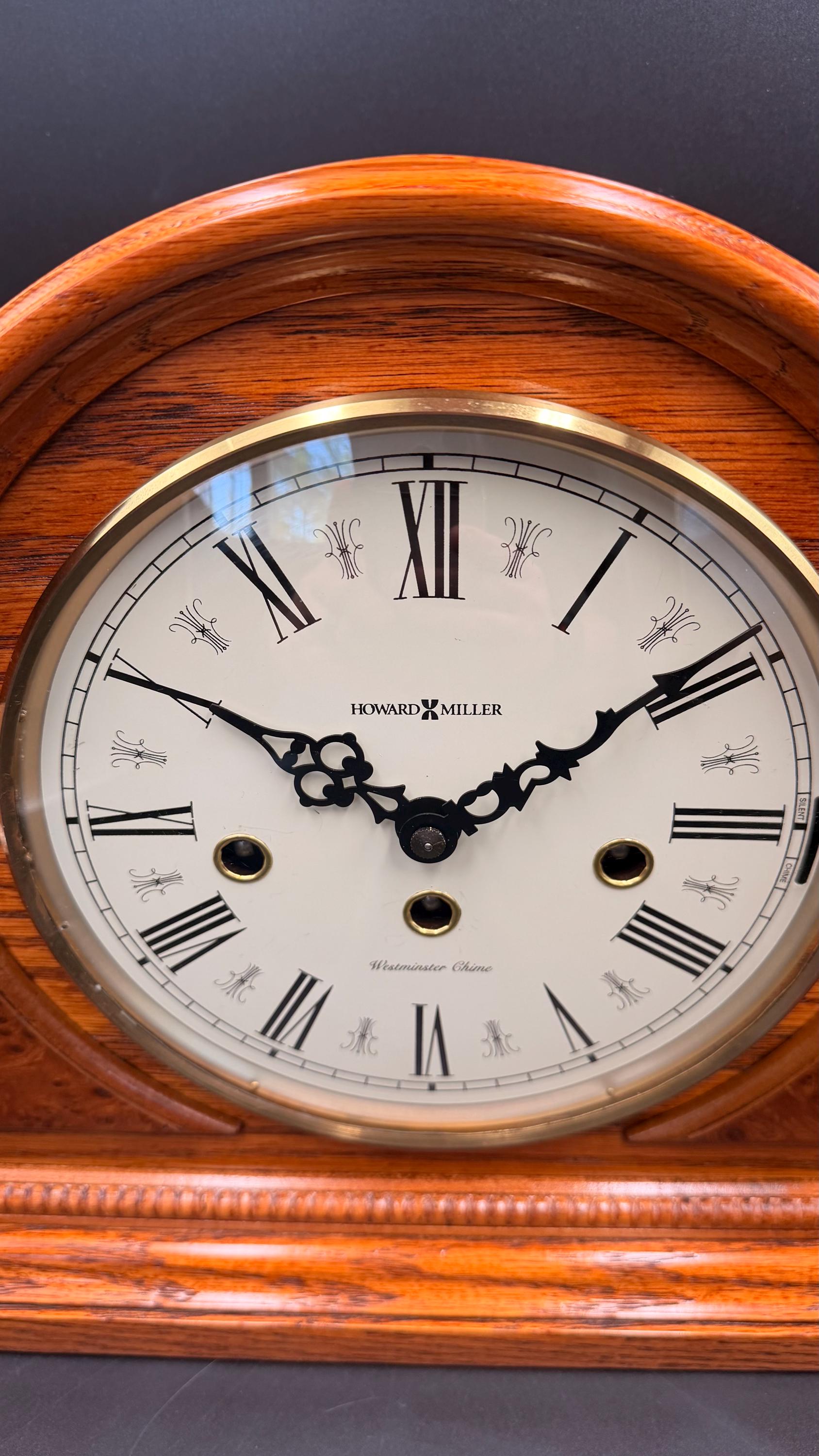 Howard Miller Worthington 613-102 Mantel Clock – Kieninger Westminster Chime
