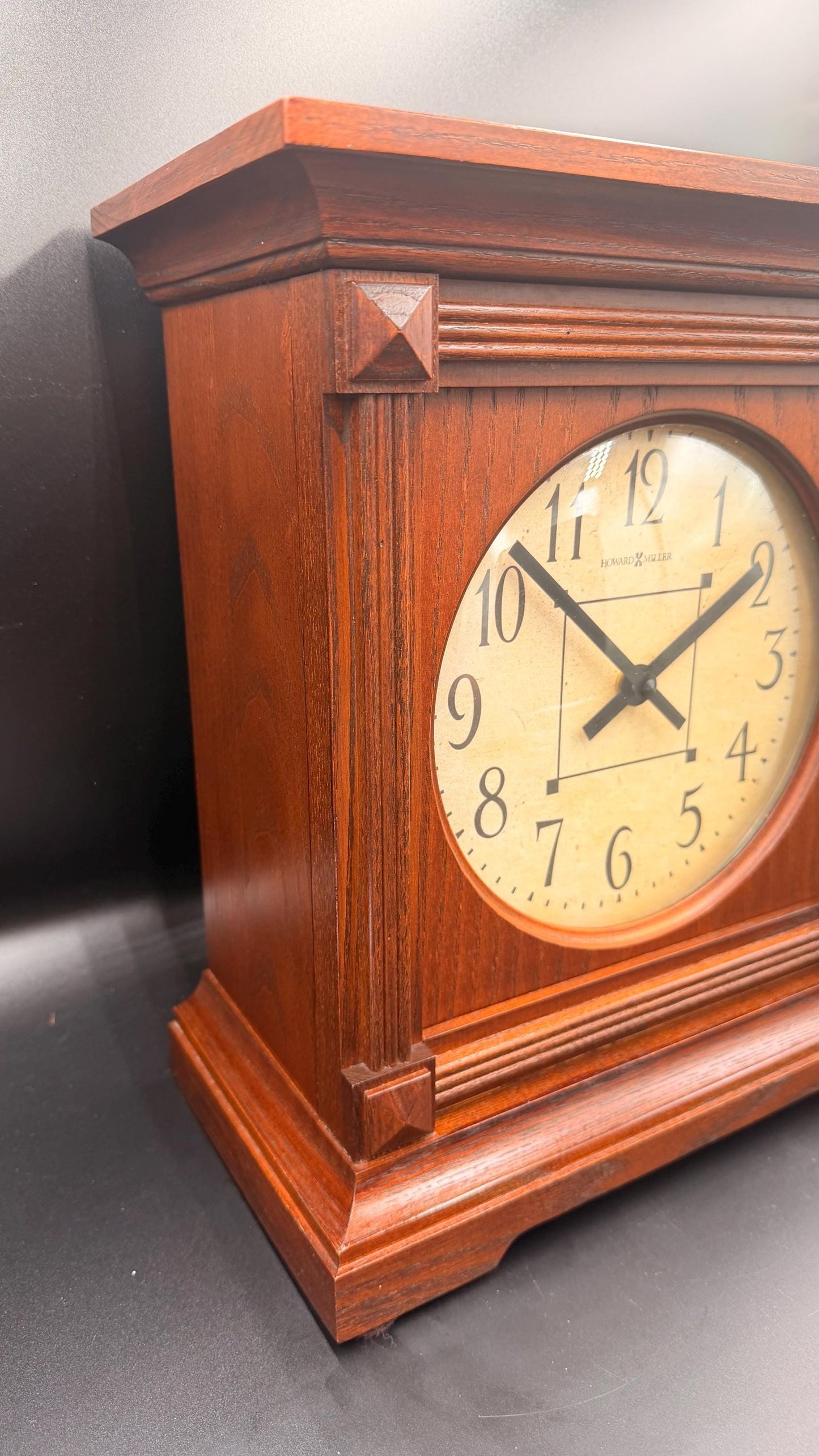 Howard Miller Mantel Clock – Dual Chime, Solid Wood Case