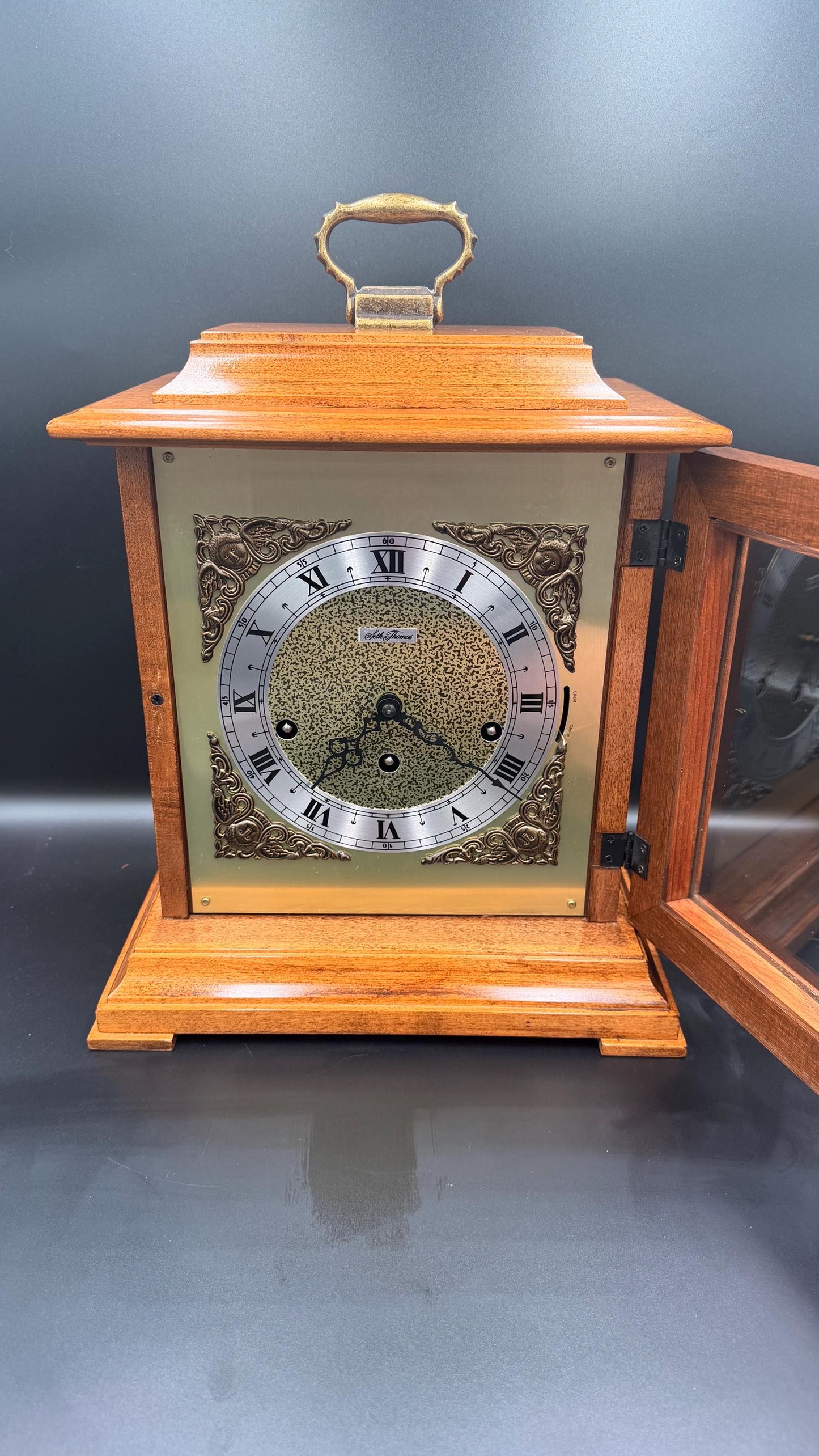 Seth Thomas Legacy IV Westminster Chime Mantel Clock