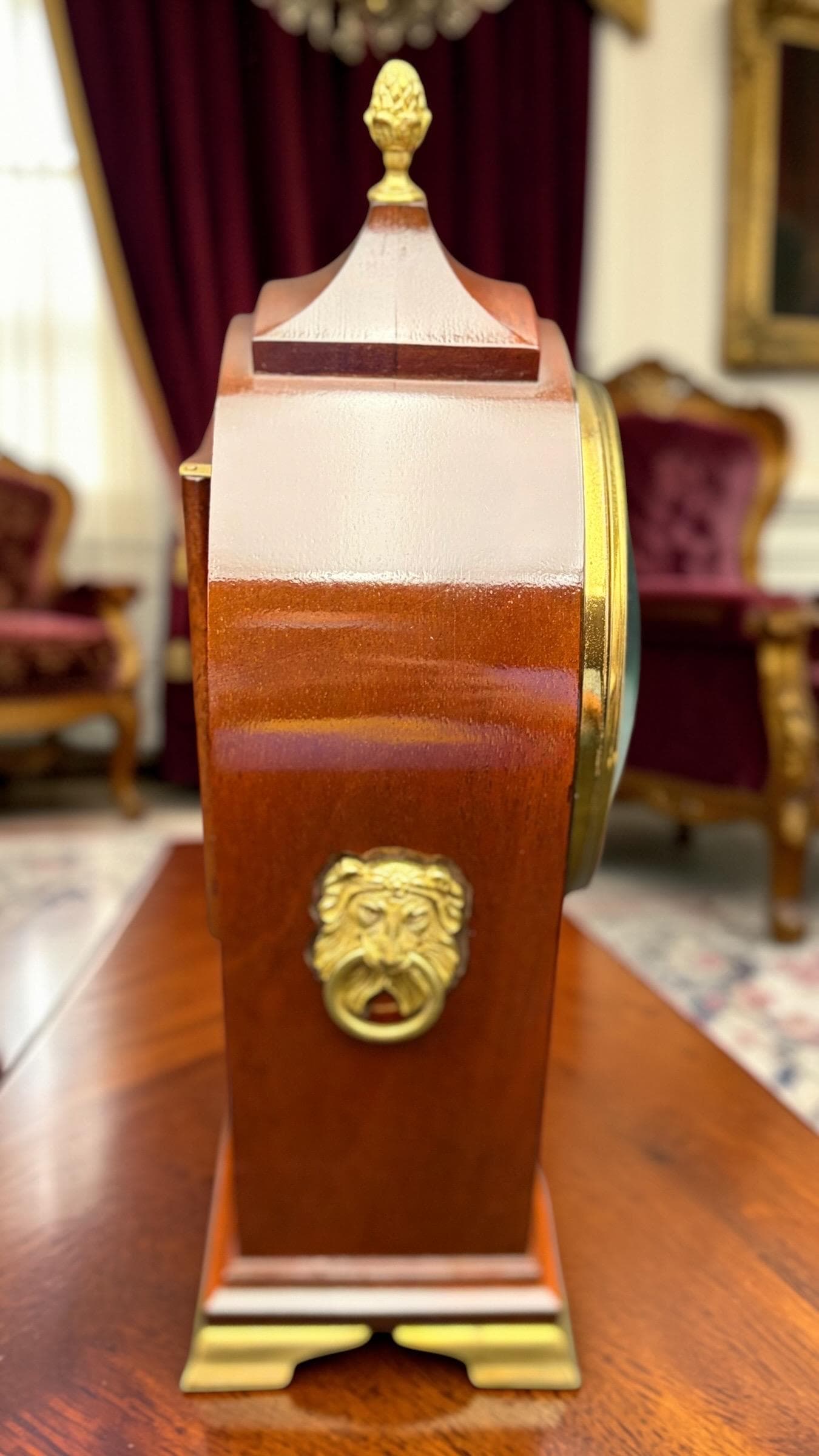 1981 Royal Wedding Mahogany Mantel Clock – Comitti, Limited Edition